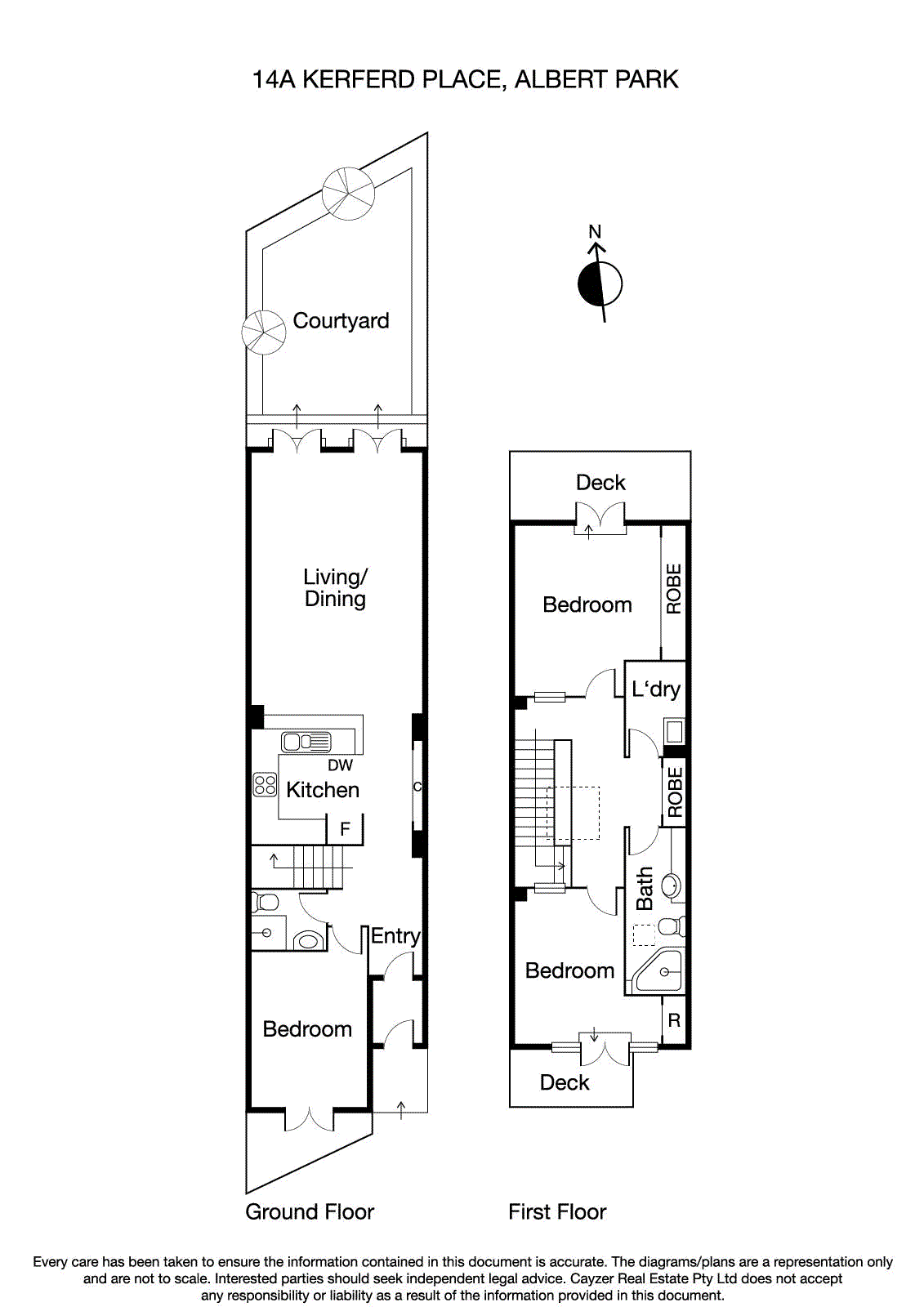 14A Kerferd Place, ALBERT PARK VIC 3206 - Floorplan
