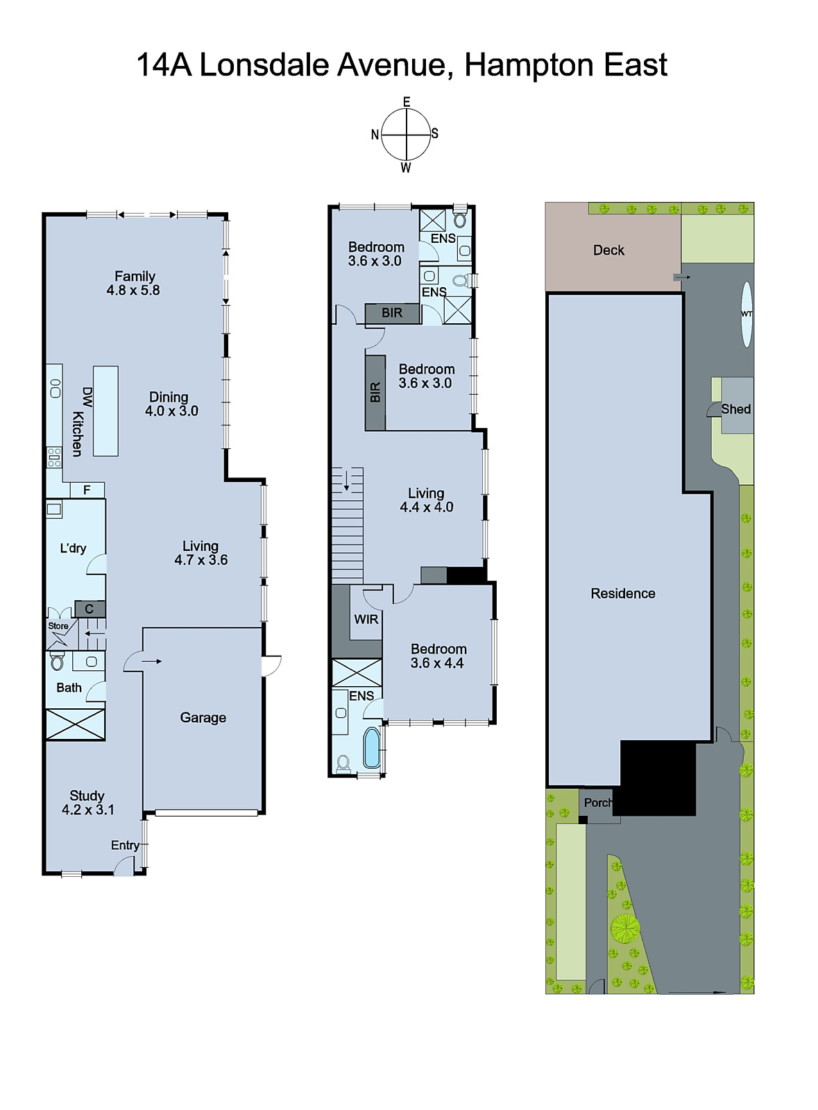 14a Lonsdale Avenue, Hampton East VIC 3188 - Floorplan