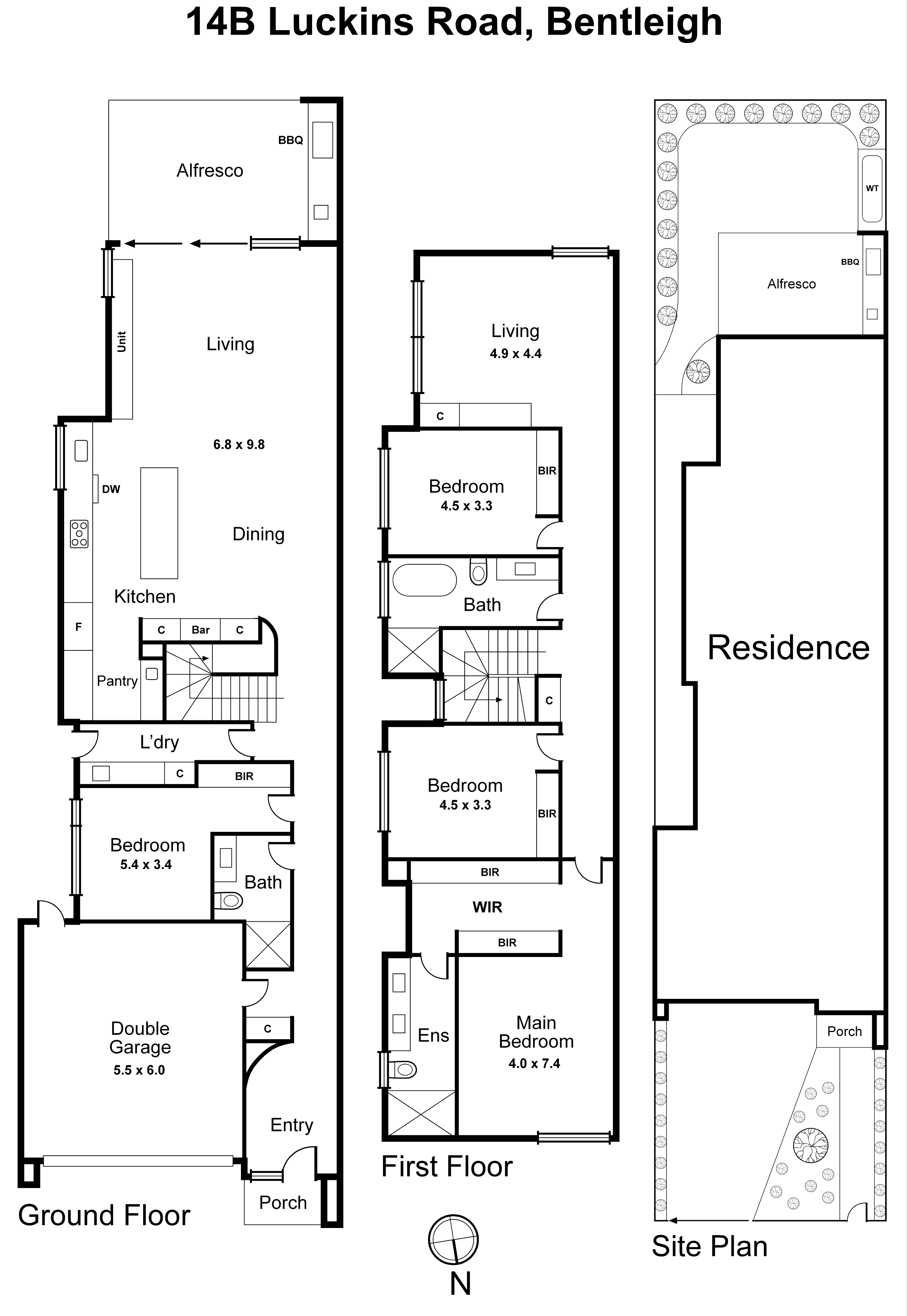 14b Luckins Road, Bentleigh VIC 3204 - Floorplan