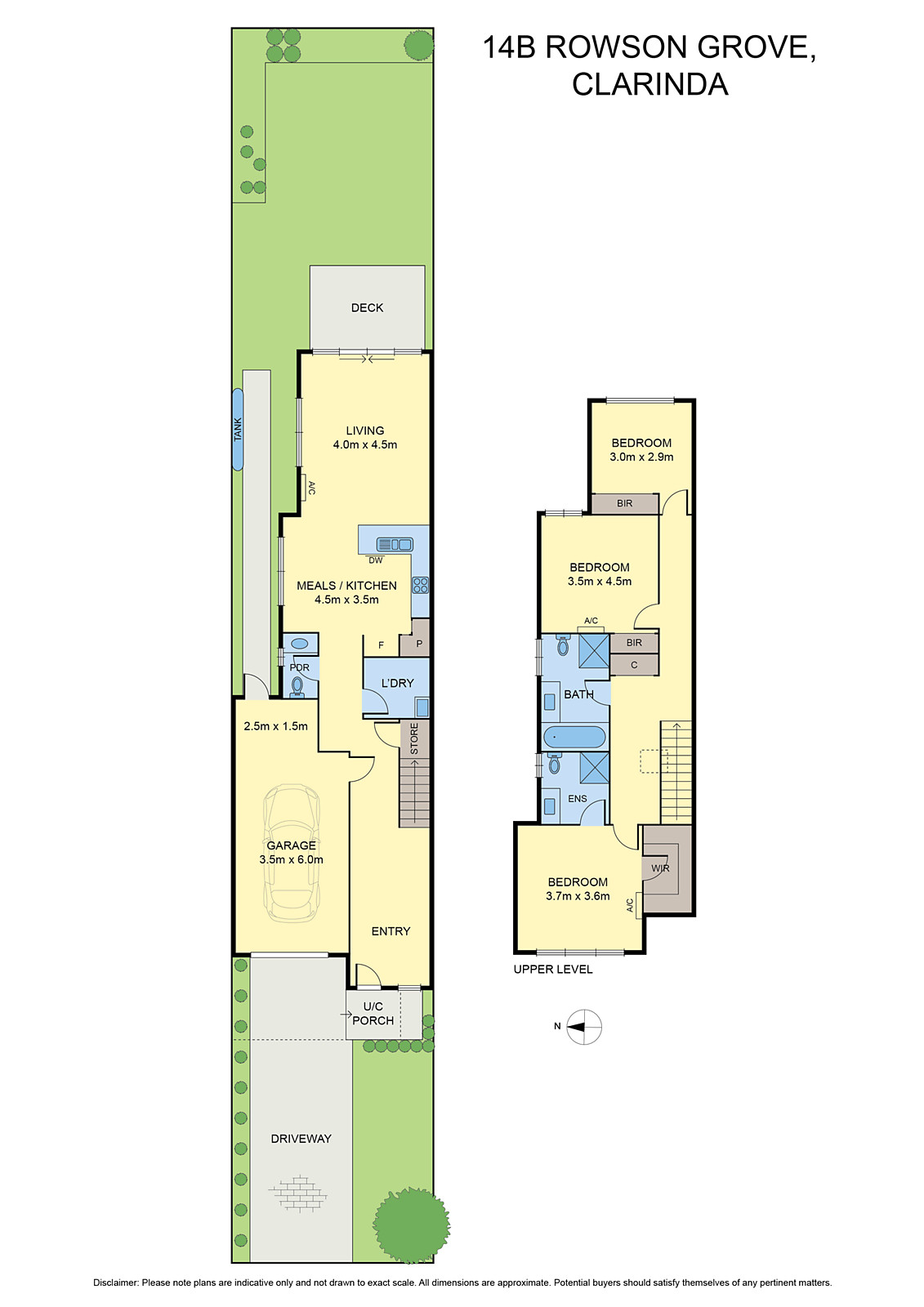14b Rowson Grove, Clarinda VIC 3169 - Floorplan