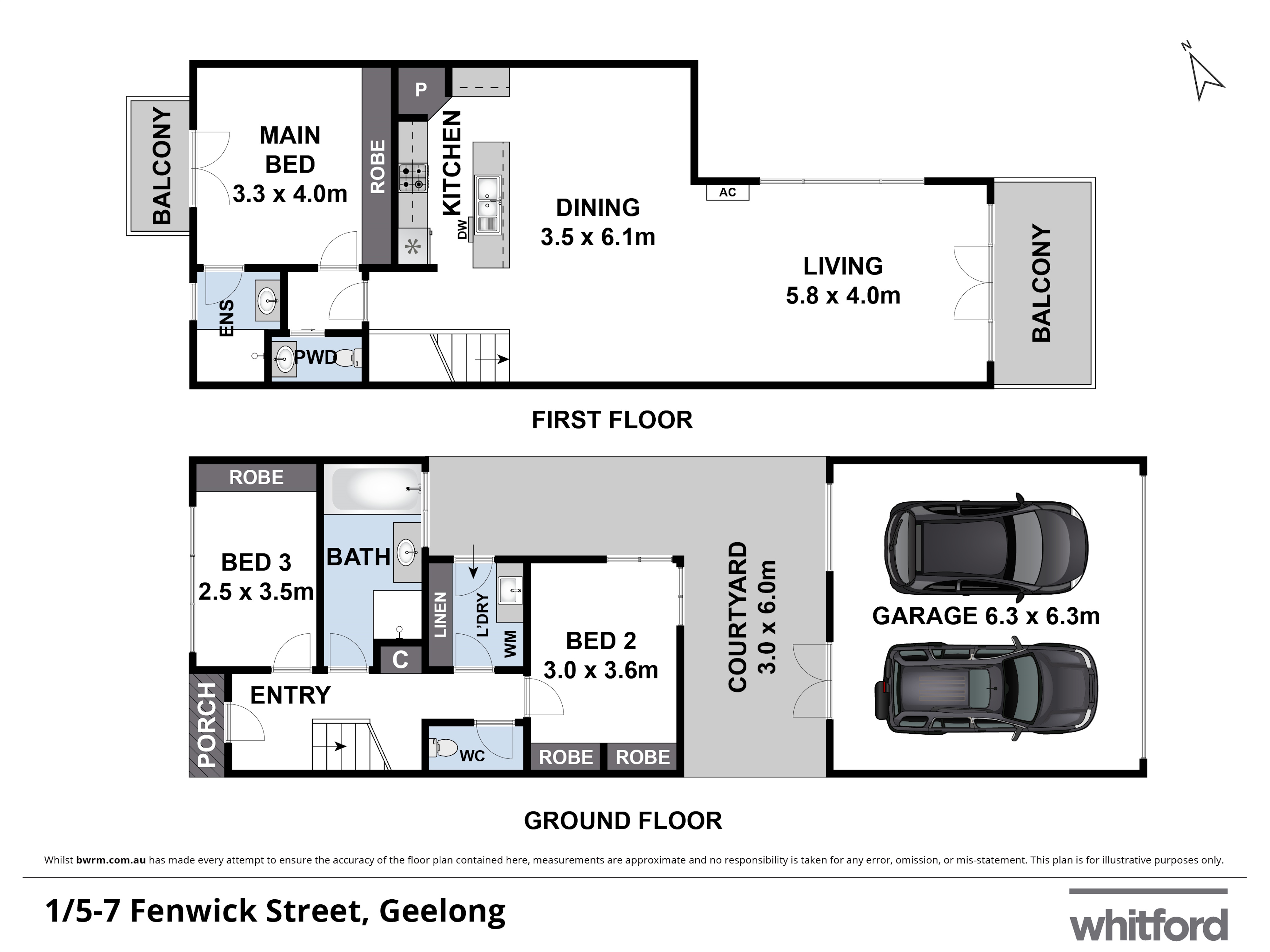 1/5-7 Fenwick Street, Geelong