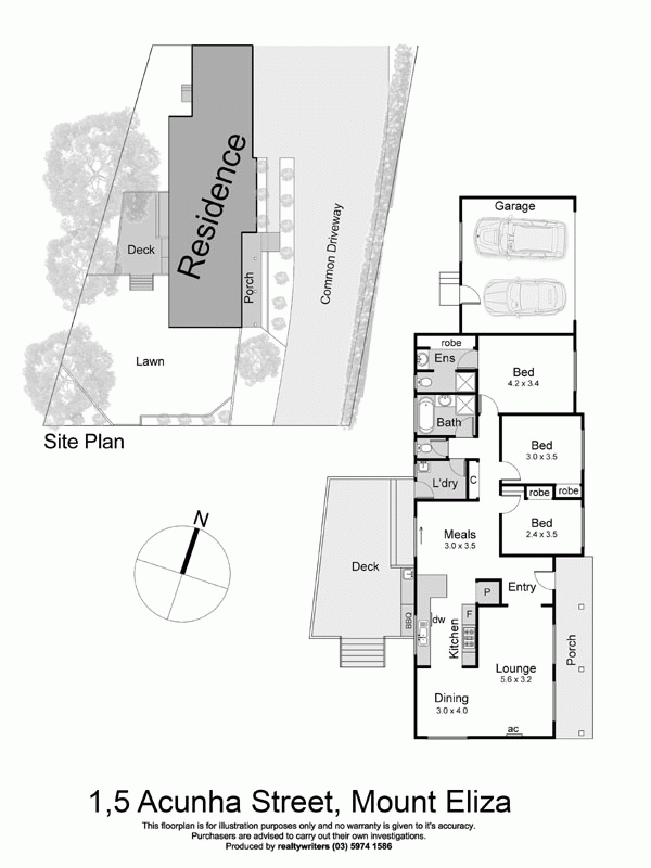 1/5 Acunha Street, MOUNT ELIZA VIC 3930 - Floorplan