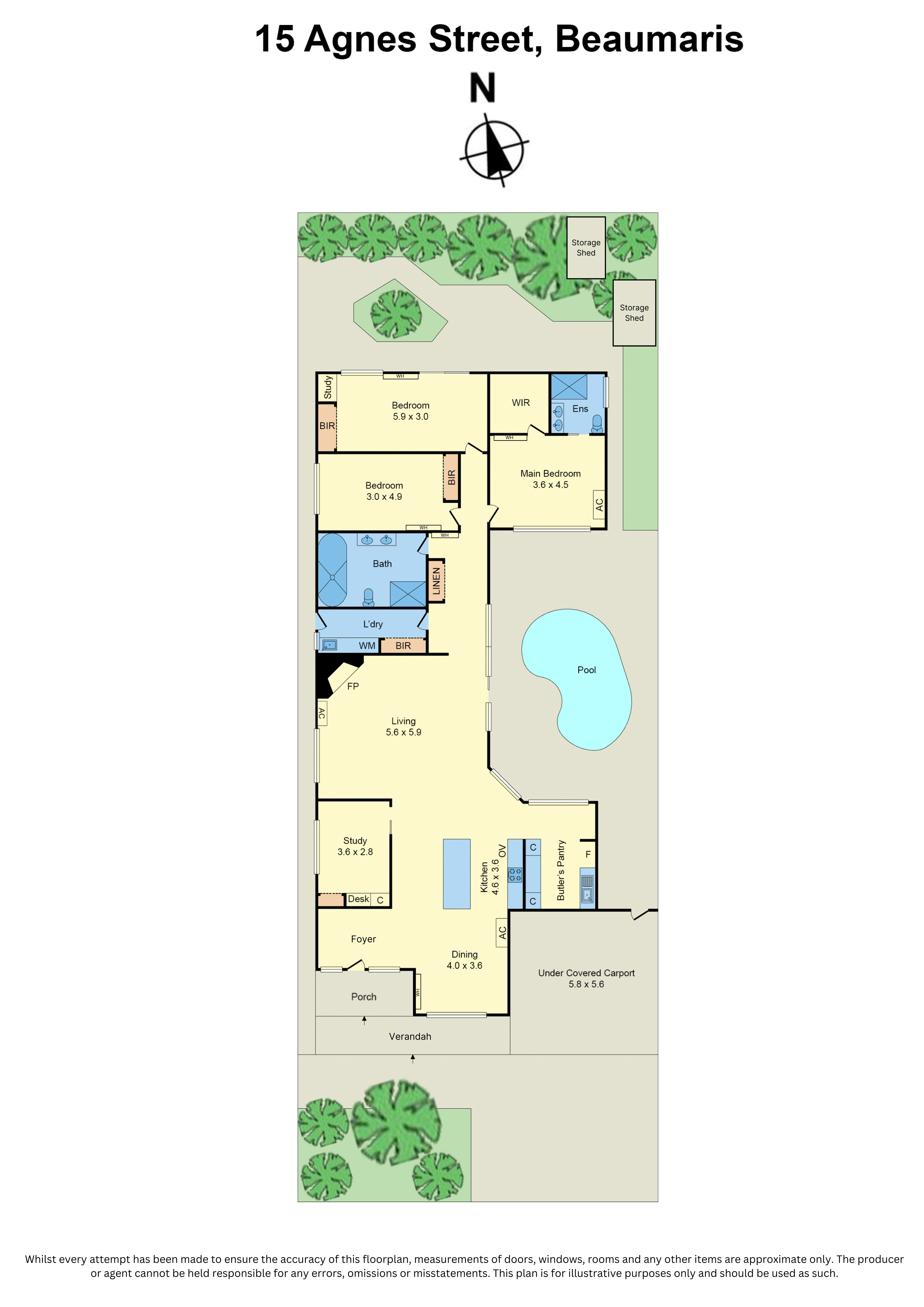 15 Agnes Street, Beaumaris VIC 3193 - Floorplan