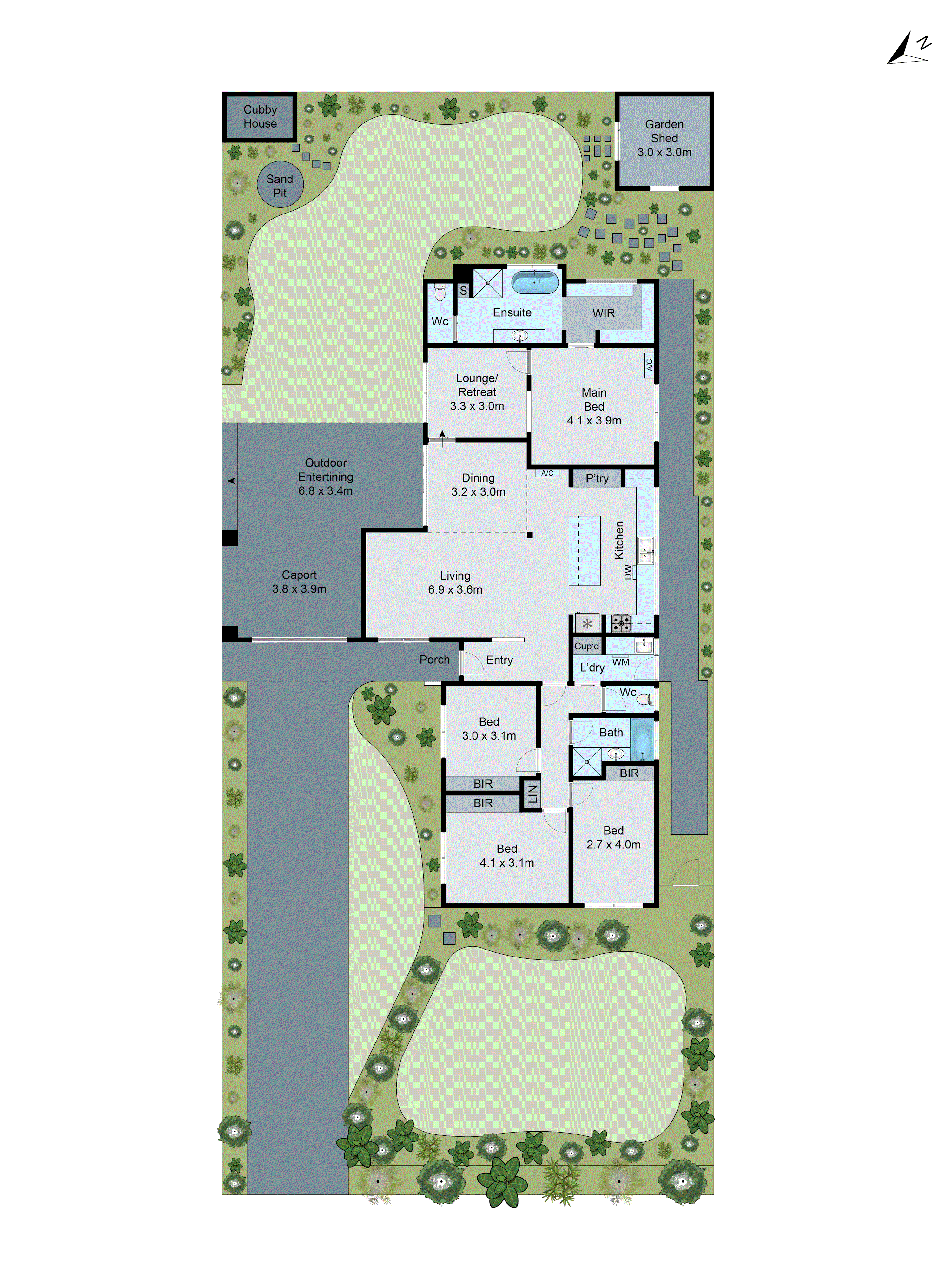 15 Ainslie Avenue, Grovedale VIC 3216 - Floorplan