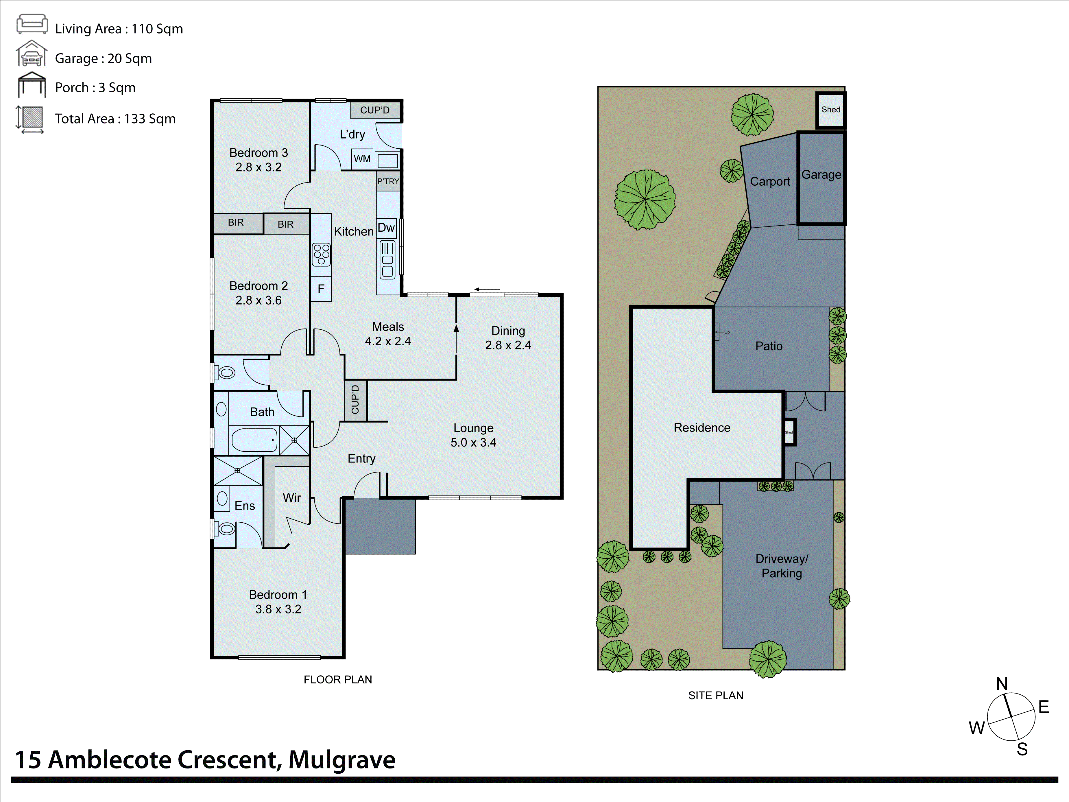 15 Amblecote Crescent, Mulgrave VIC 3170 - Floorplan