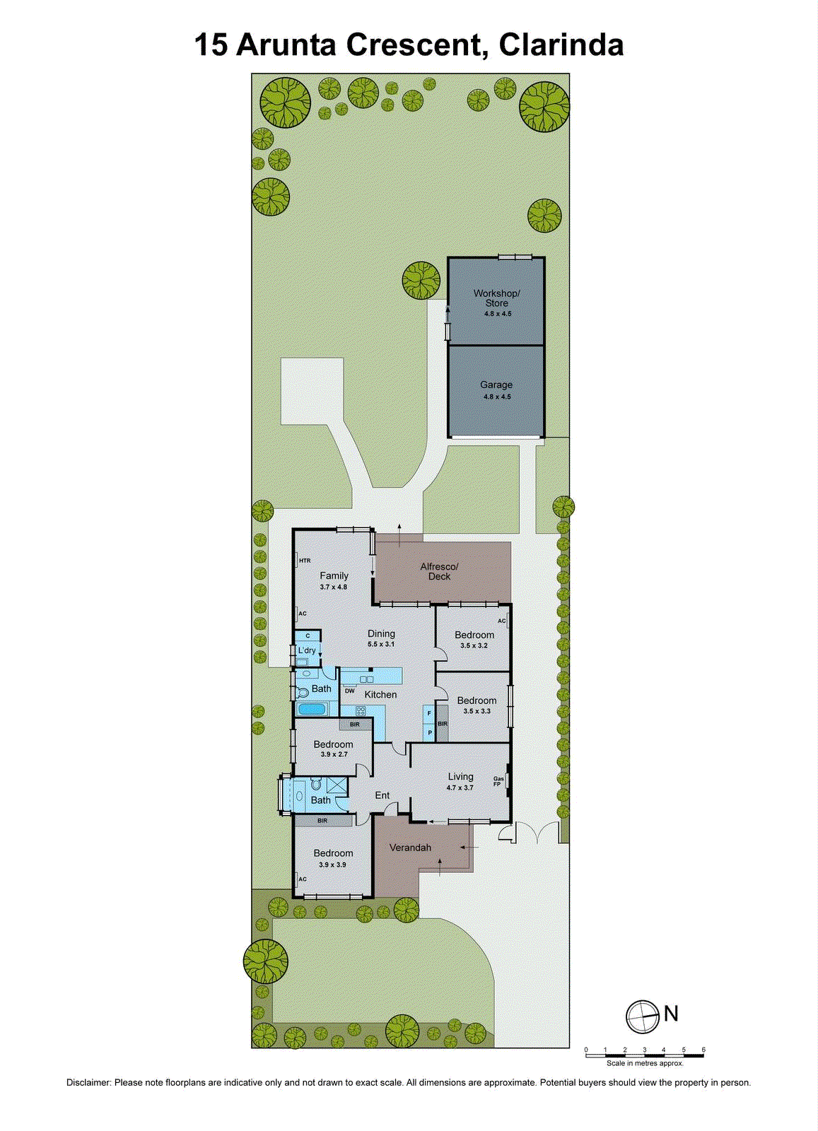 15 Arunta Crescent, Clarinda VIC 3169 - Floorplan