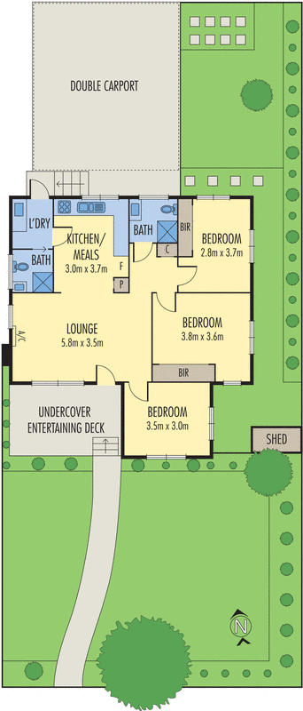 1/5 Bambil Street, Chadstone VIC 3148 - Floorplan