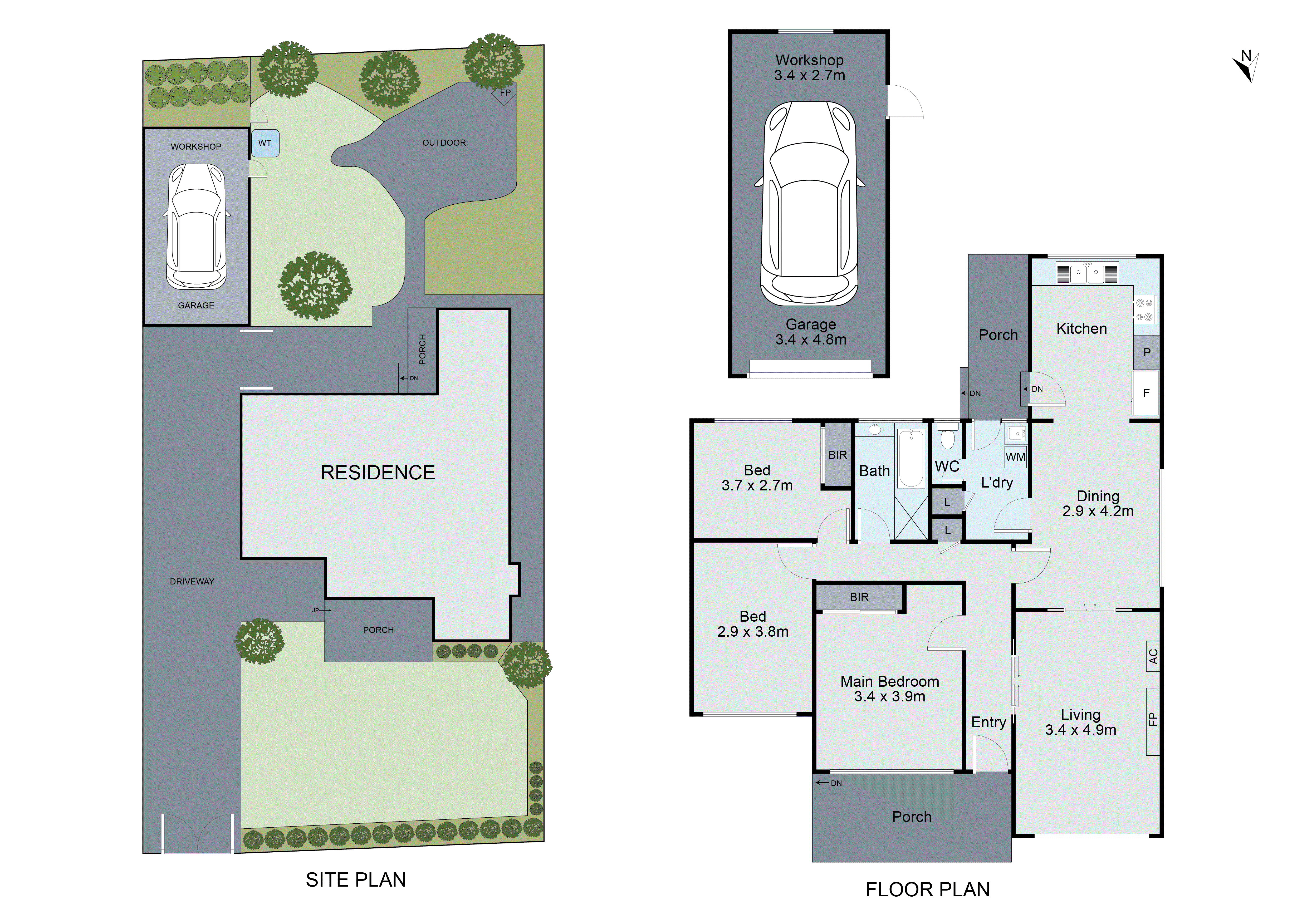 15 Bunker Avenue, Kingsbury VIC 3083 - Floorplan