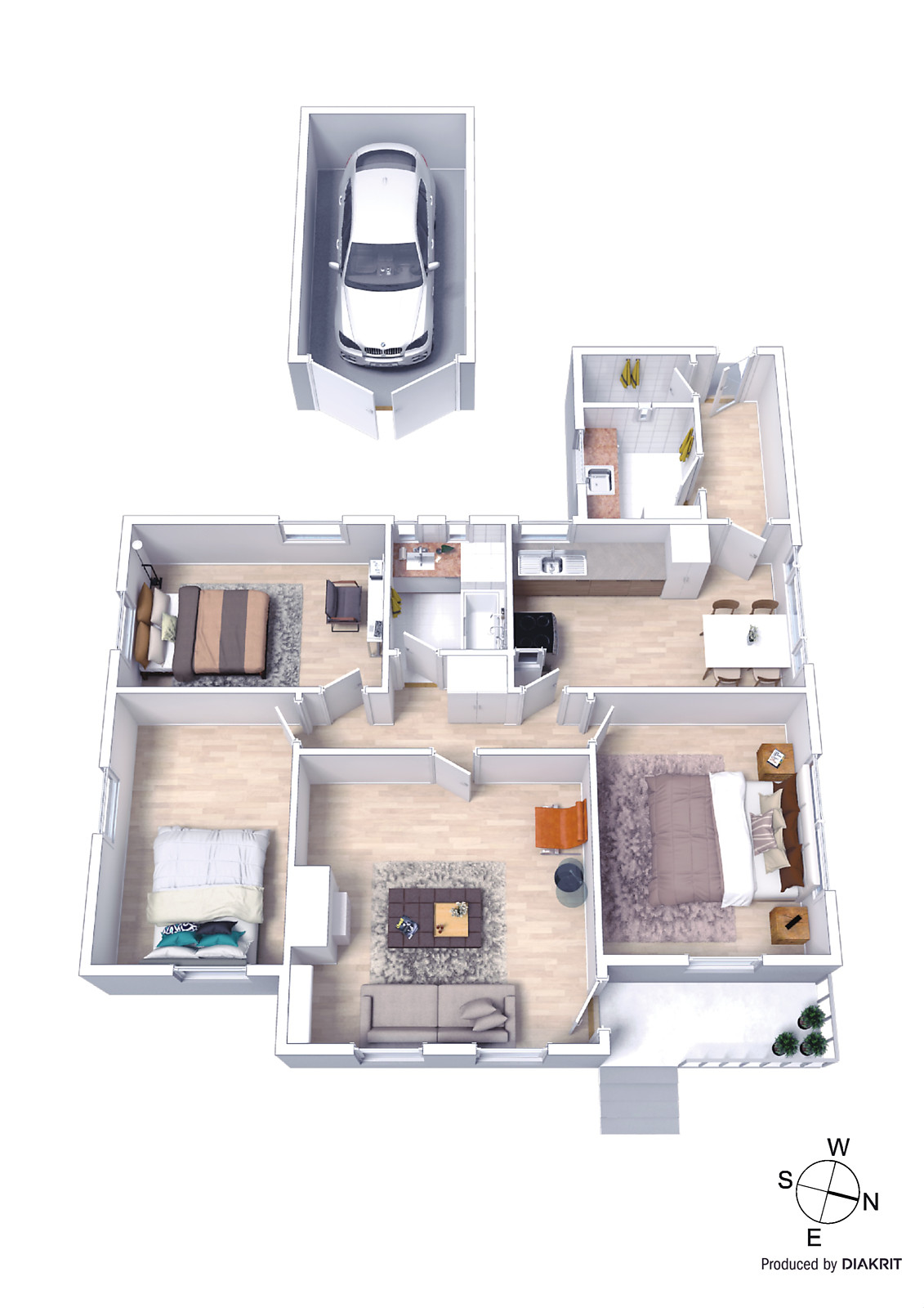 15 Burt Crescent, Hampton East VIC 3188 - Floorplan