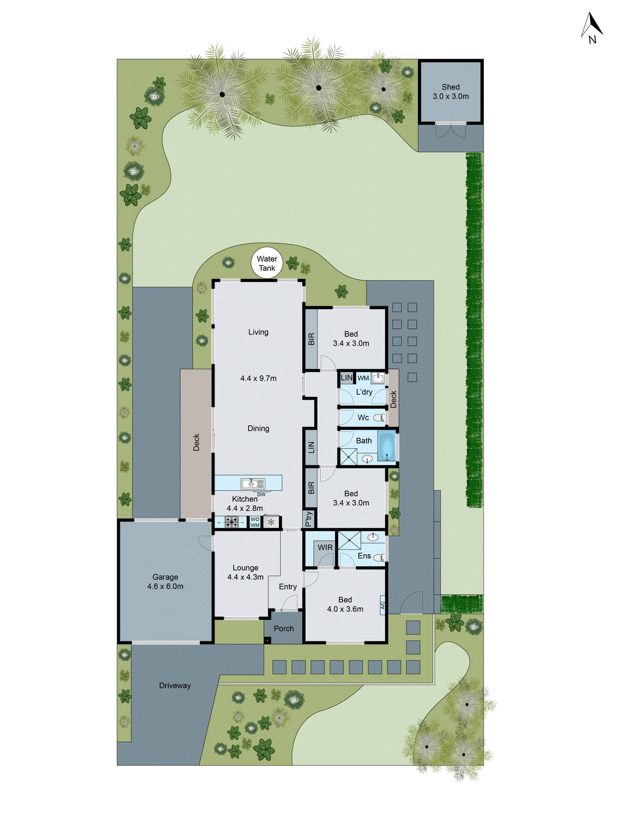 15 Cabernet Court, Waurn Ponds VIC 3216 - Floorplan