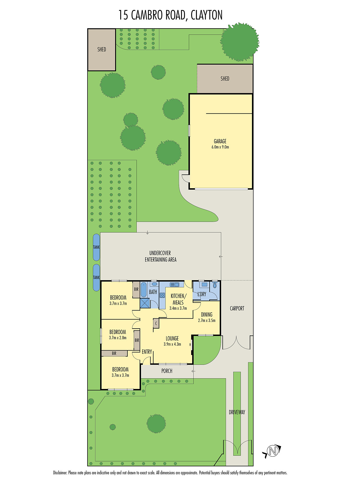 15 Cambro Road, Clayton VIC 3168 - Floorplan