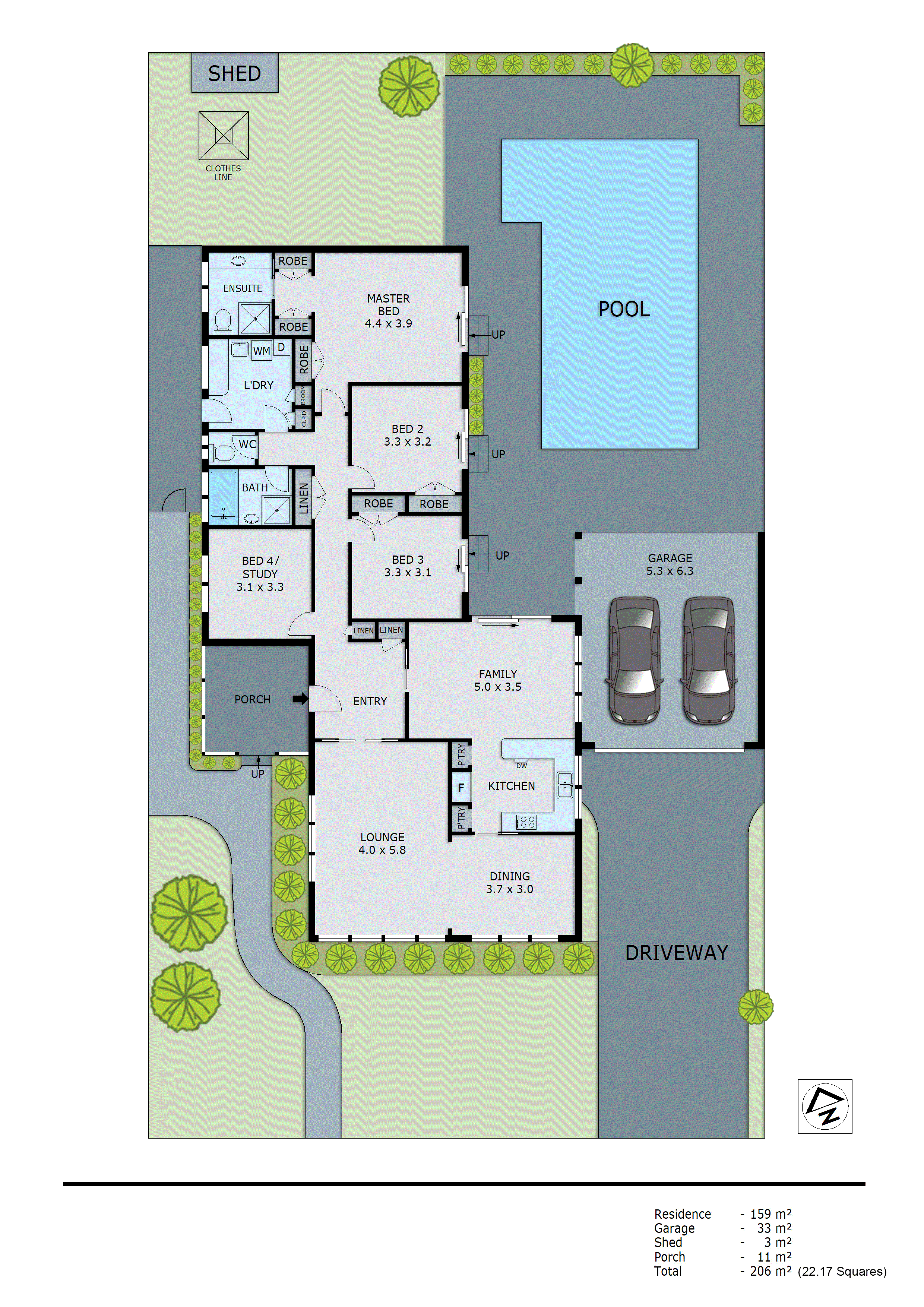 15 Campbell Grove, Dingley Village VIC 3172 - Floorplan