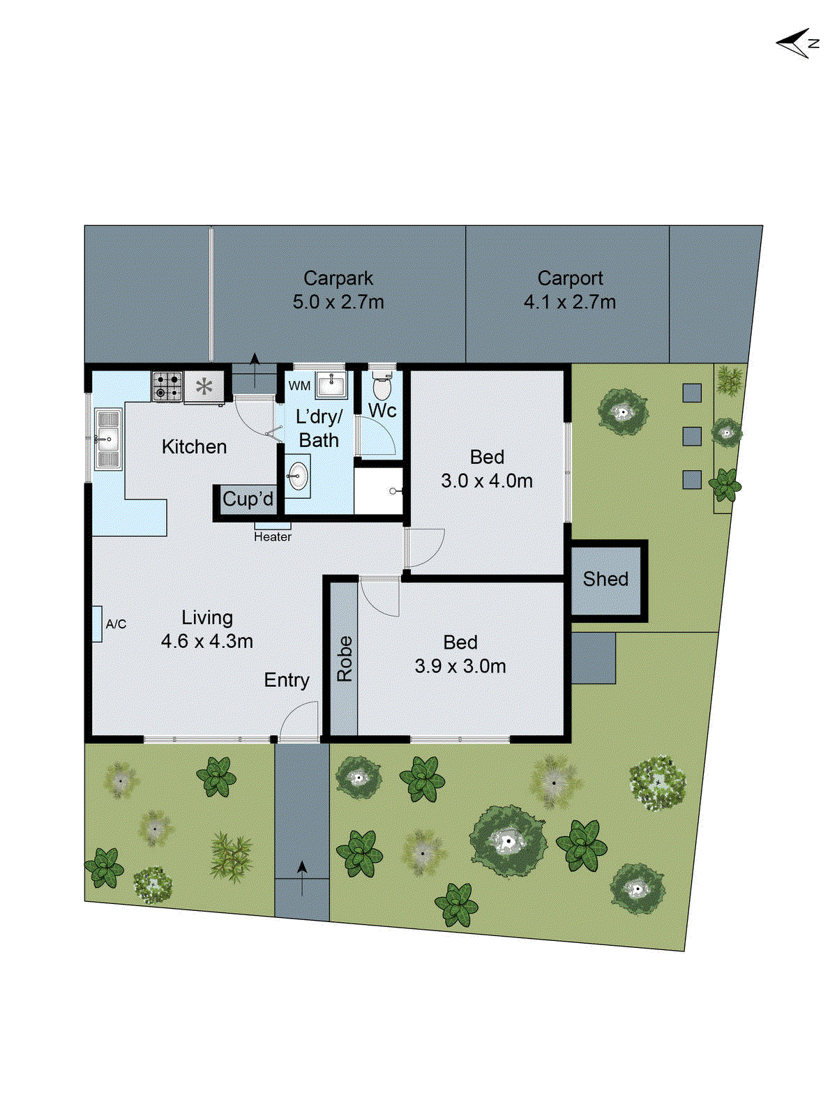 1/5 Cara Road, Highton VIC 3216 - Floorplan