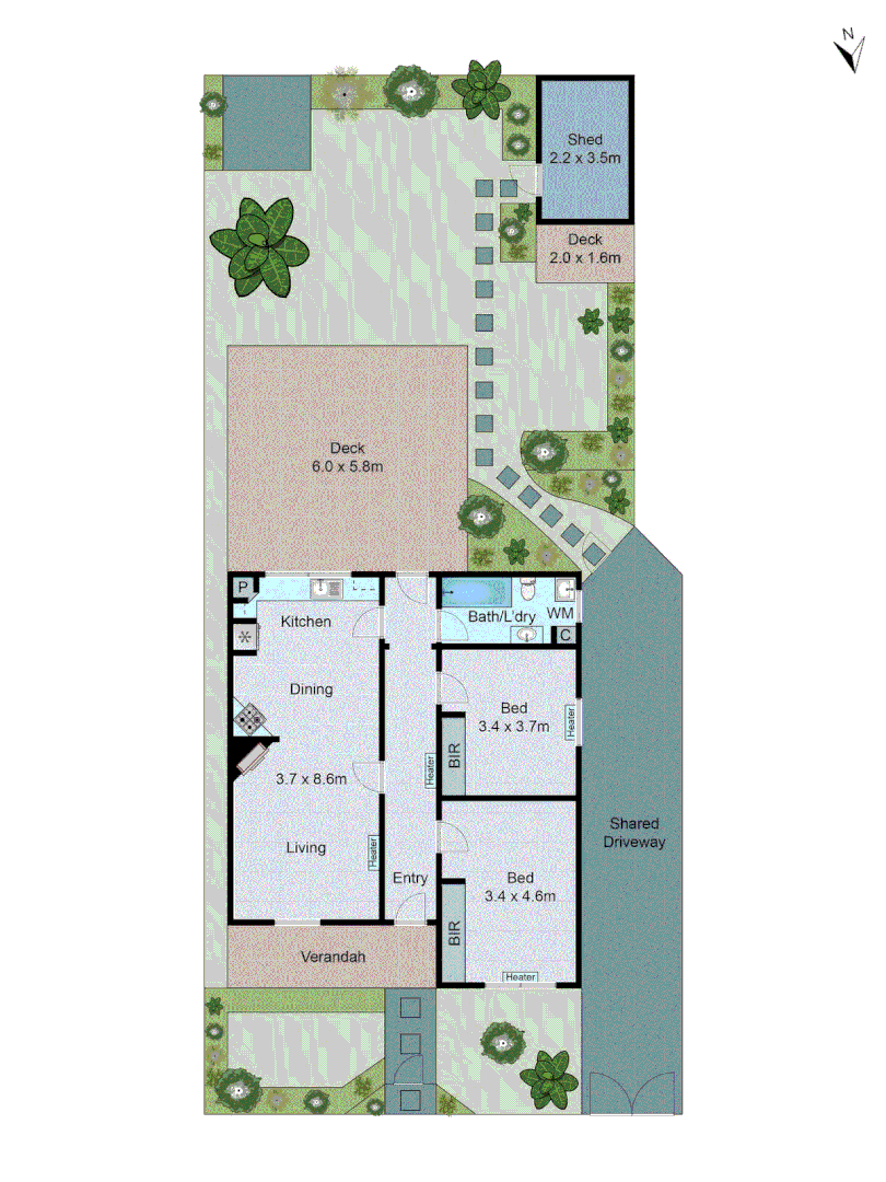 15 Catherine Street, GEELONG WEST VIC 3218 - Floorplan