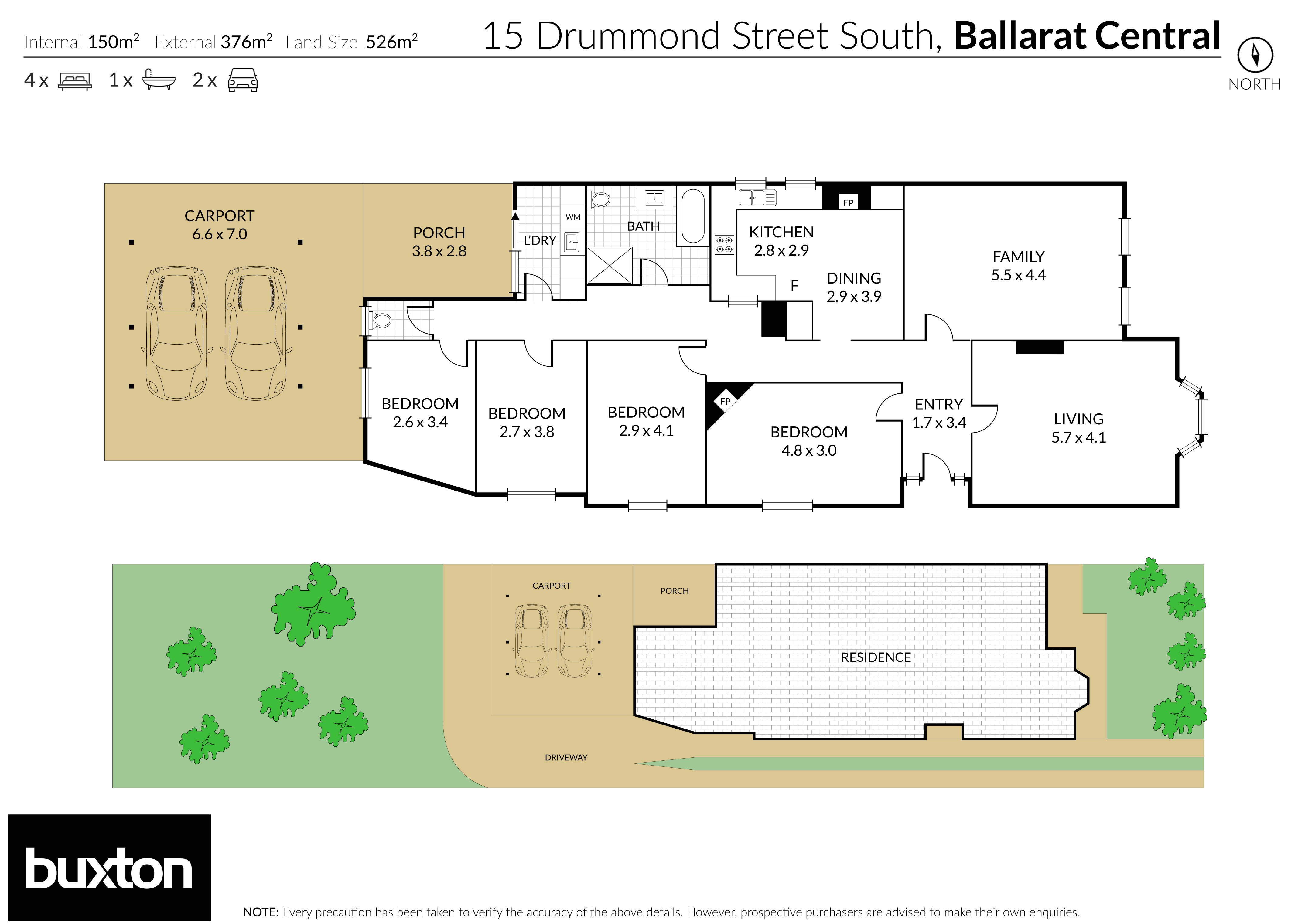 15 Drummond Street South, Ballarat Central VIC 3350 - Floorplan