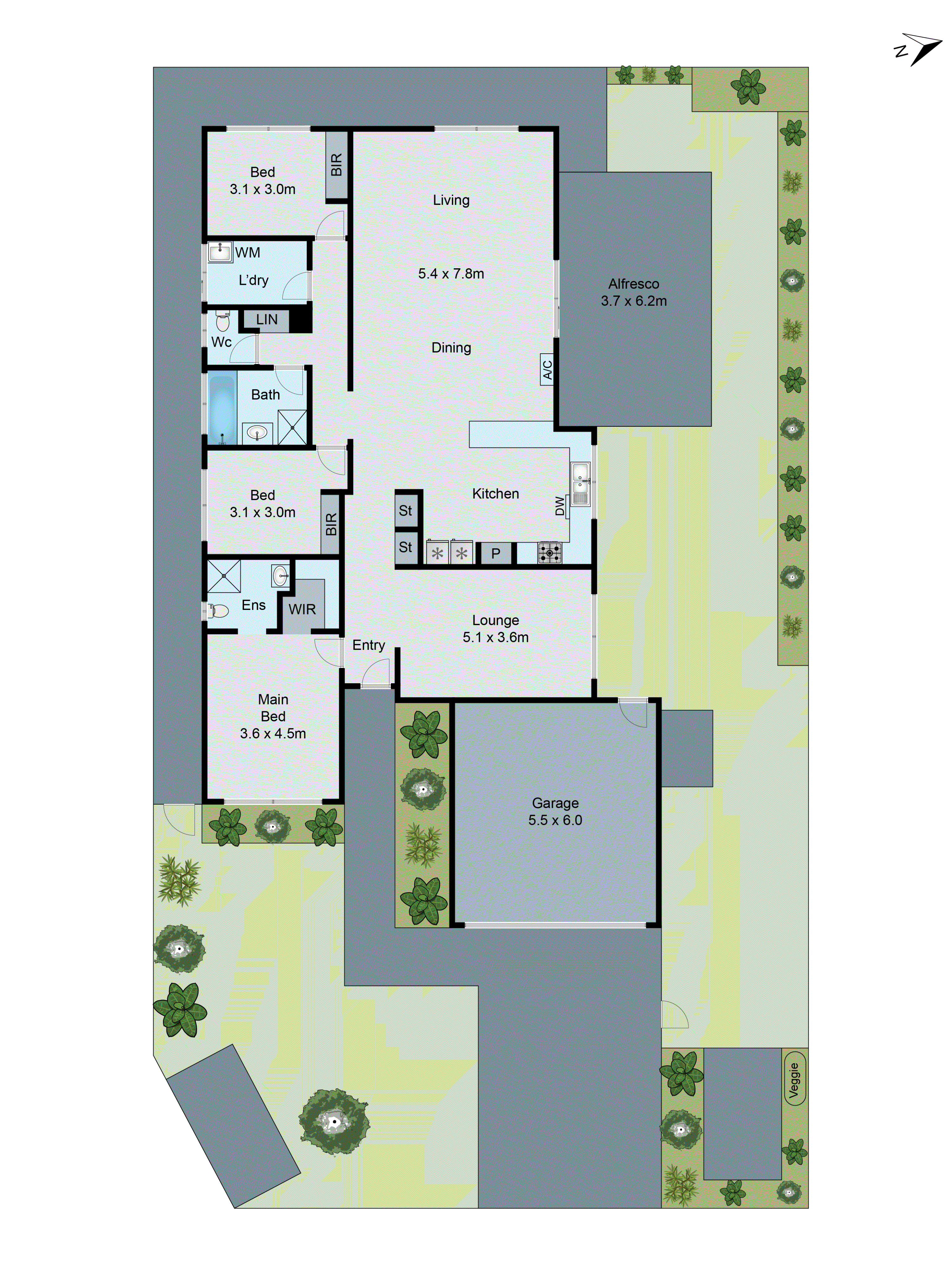 15 Ellesby Court, Grovedale VIC 3216 - Floorplan