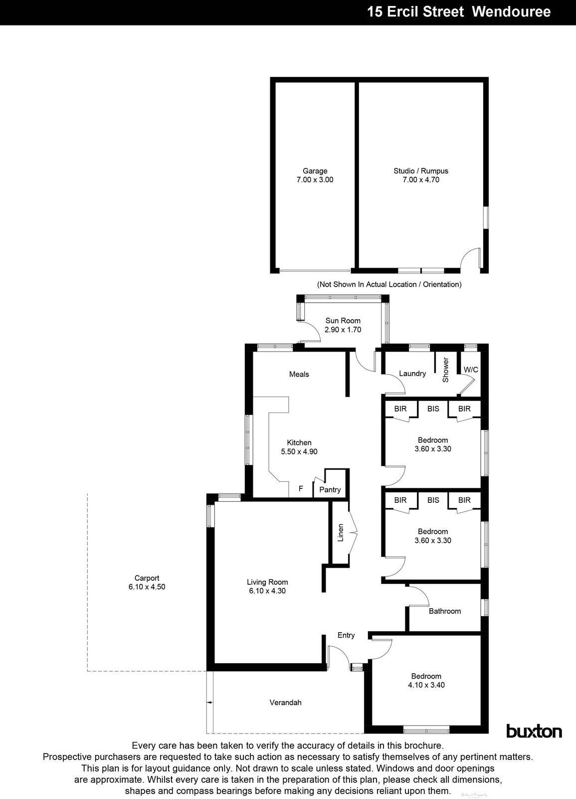 15 Ercil Street, Wendouree VIC 3355 - Floorplan