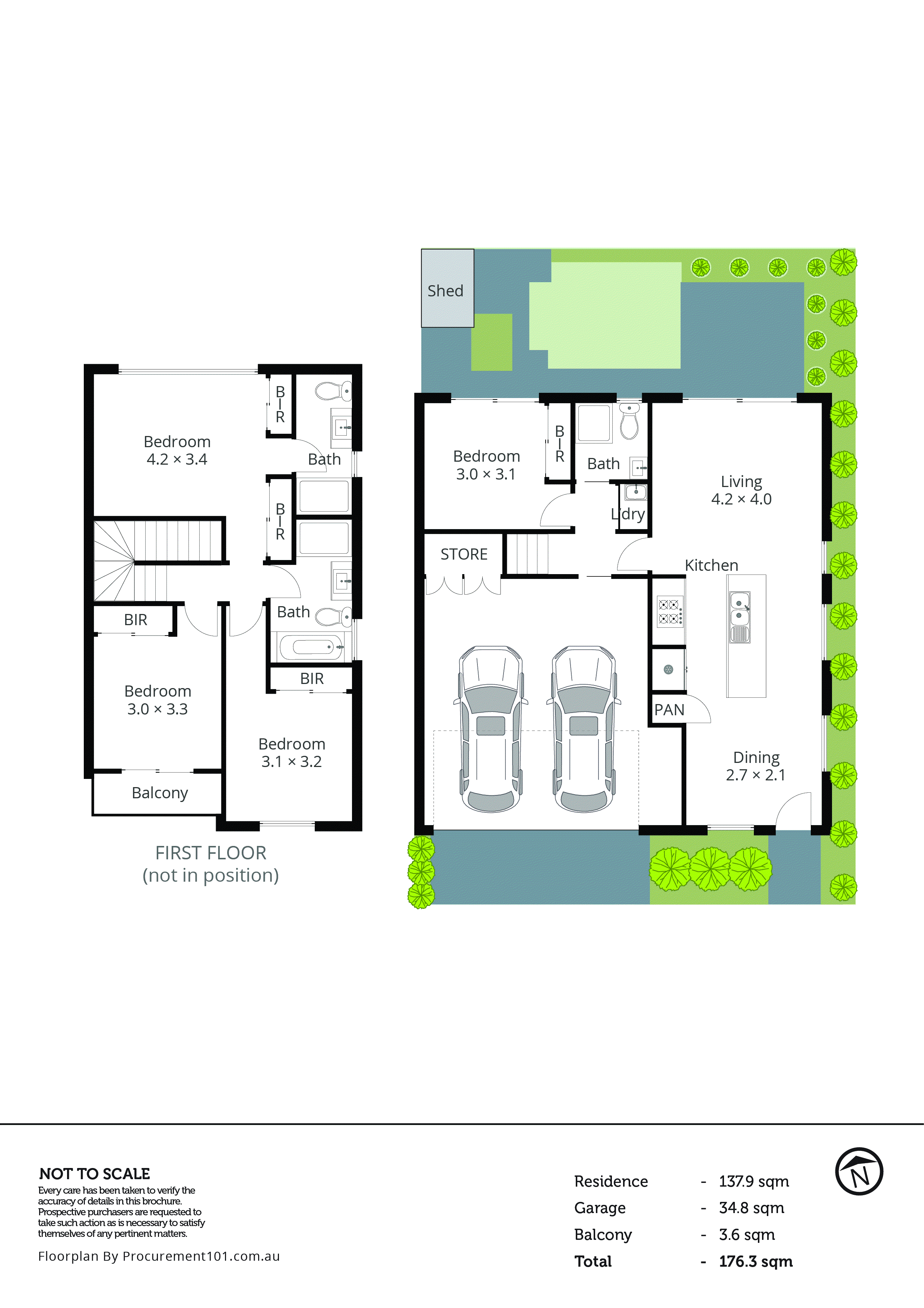 15 Evergreen Boulevard, Keysborough VIC 3173 - Floorplan