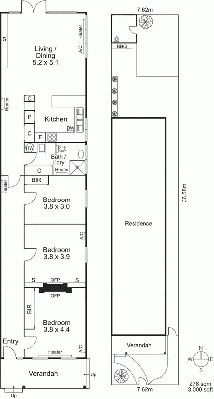 15 Fawkner Street, SOUTH YARRA VIC 3141 - Floorplan