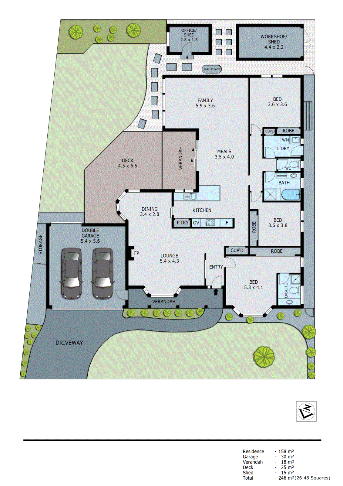 15 Forbes Drive, Aspendale Gardens VIC 3195 - Floorplan