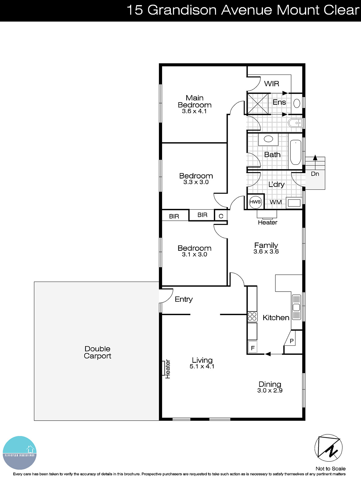 15 Grandison Avenue, Mount Clear VIC 3350 - Floorplan