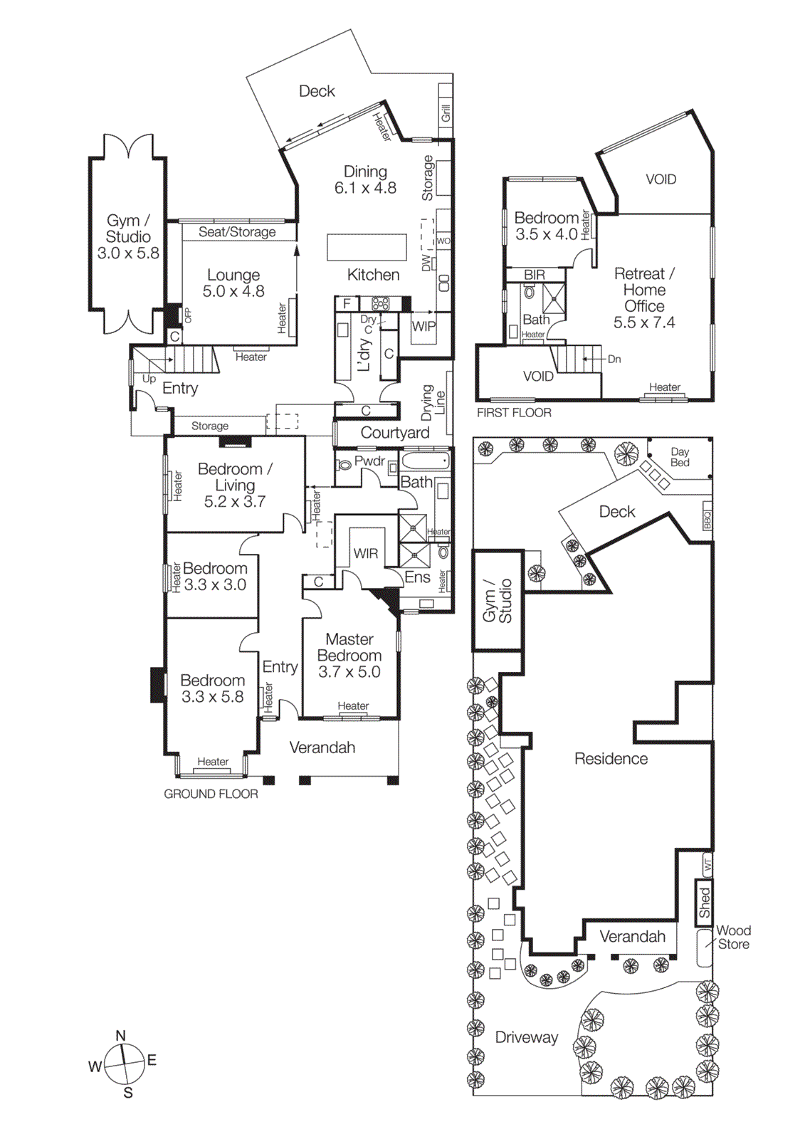 15 Grout Street, Hampton VIC 3188 - Floorplan