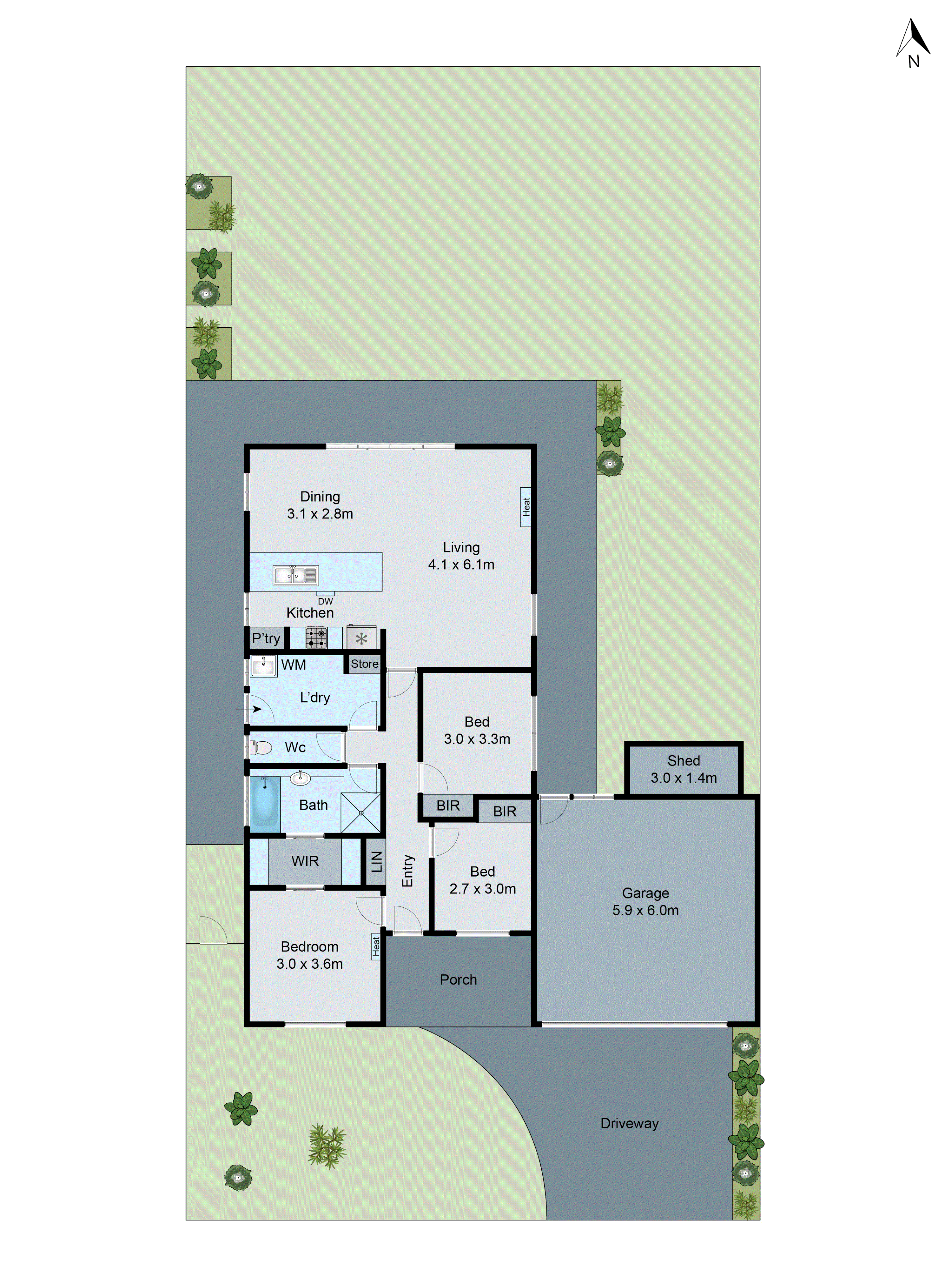 15 Grove Road, Marshall VIC 3216 - Floorplan