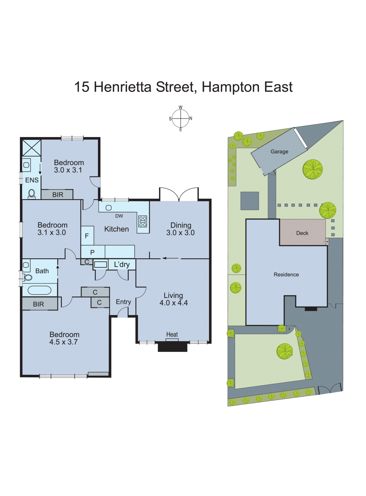 15 Henrietta Street, Hampton East VIC 3188 - Floorplan