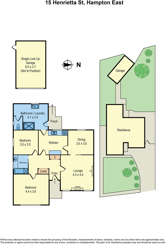 15 Henrietta Street, Hampton East VIC 3188 - Floorplan