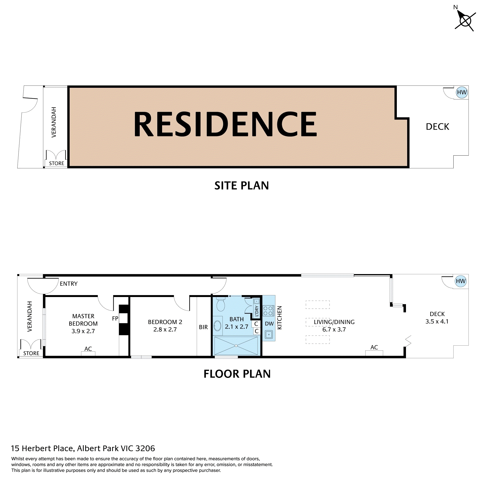 15 Herbert Place, Albert Park VIC 3206 - Floorplan