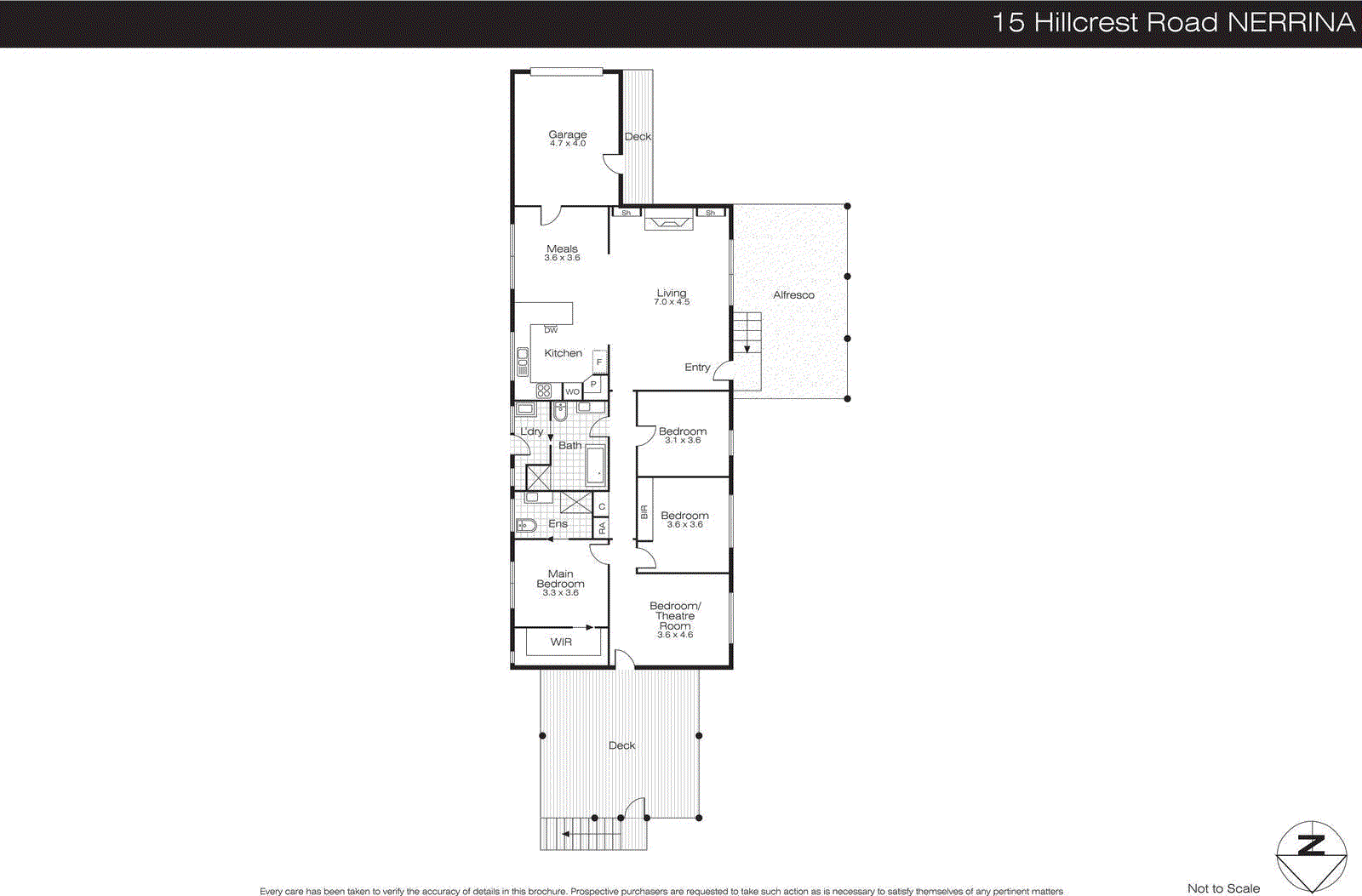 15 Hillcrest Road, Nerrina VIC 3350 - Floorplan