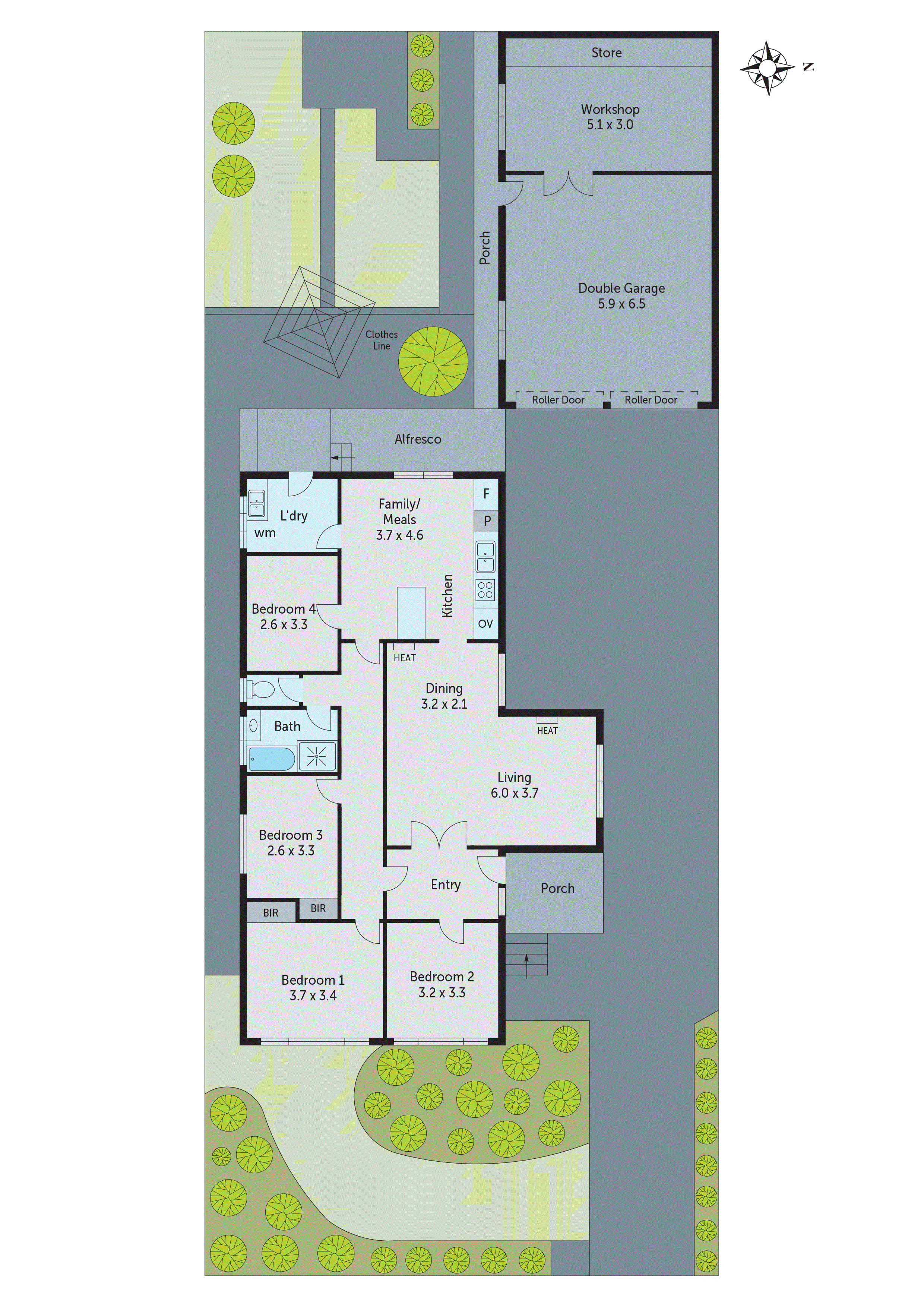 15 Hinton Close, Norlane VIC 3214 - Floorplan