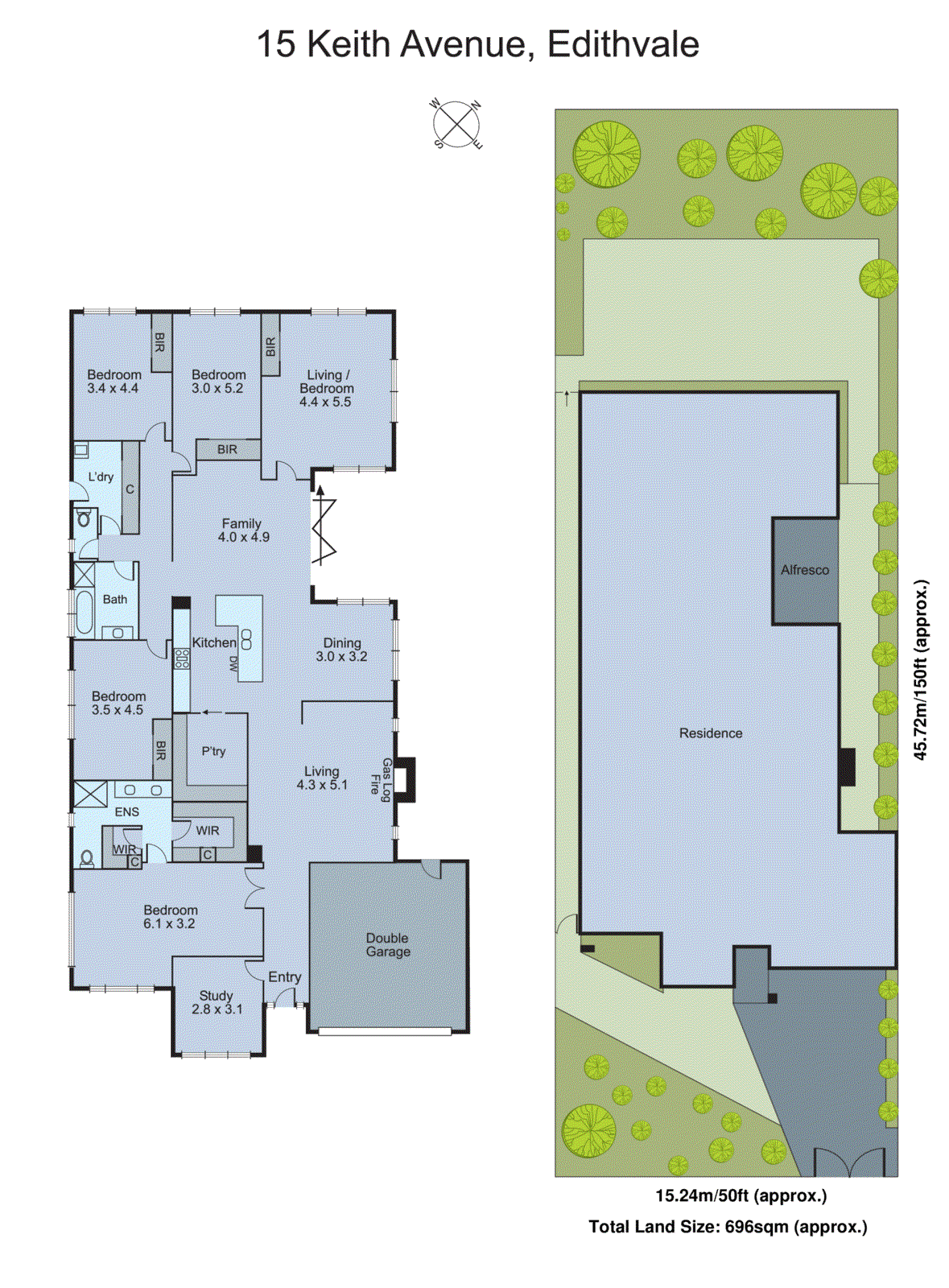 15 Keith Avenue, Edithvale VIC 3196 - Floorplan