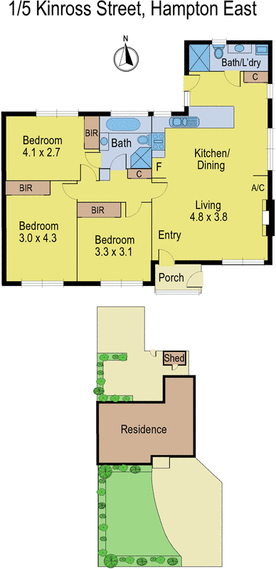 1/5 Kinross Street, Hampton East VIC 3188 - Floorplan