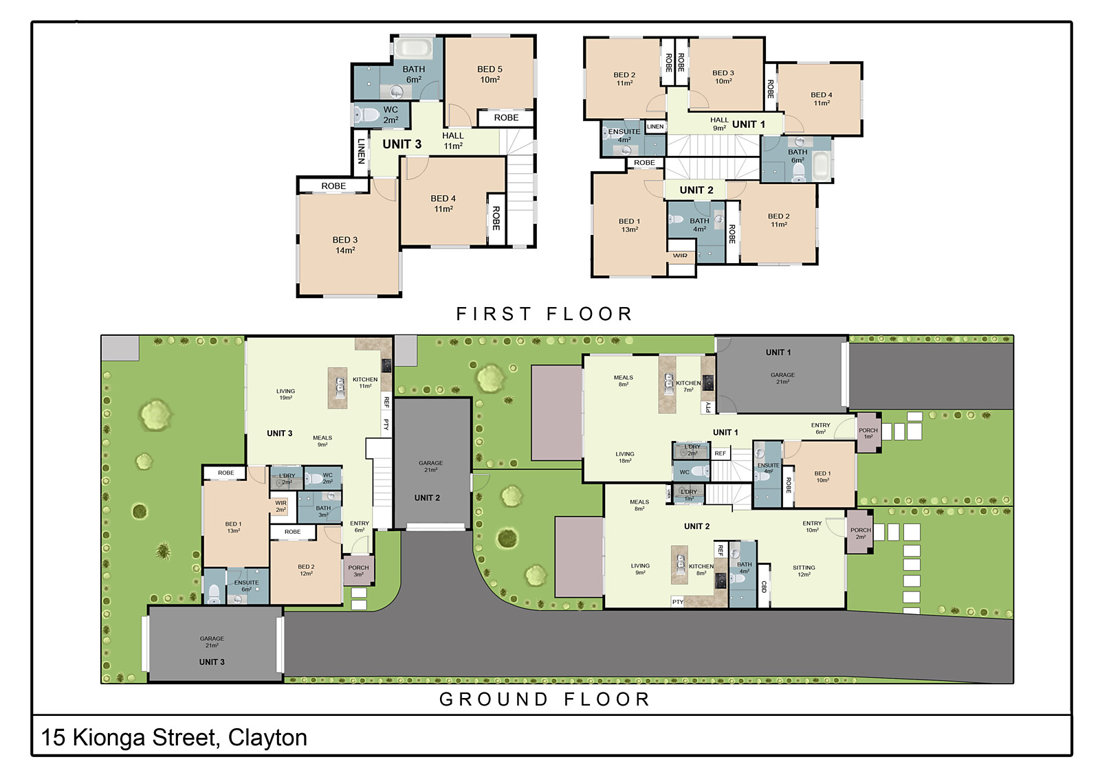 15 Kionga Street, Clayton VIC 3168 - Floorplan