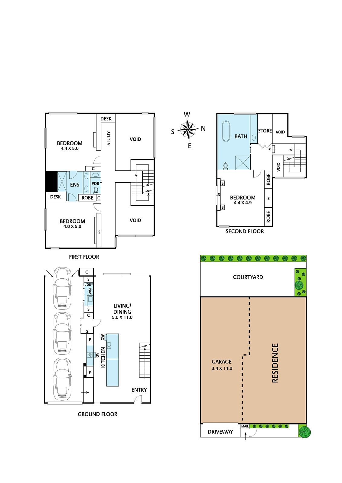 15 Little George Street, Fitzroy
- Floorplan 1