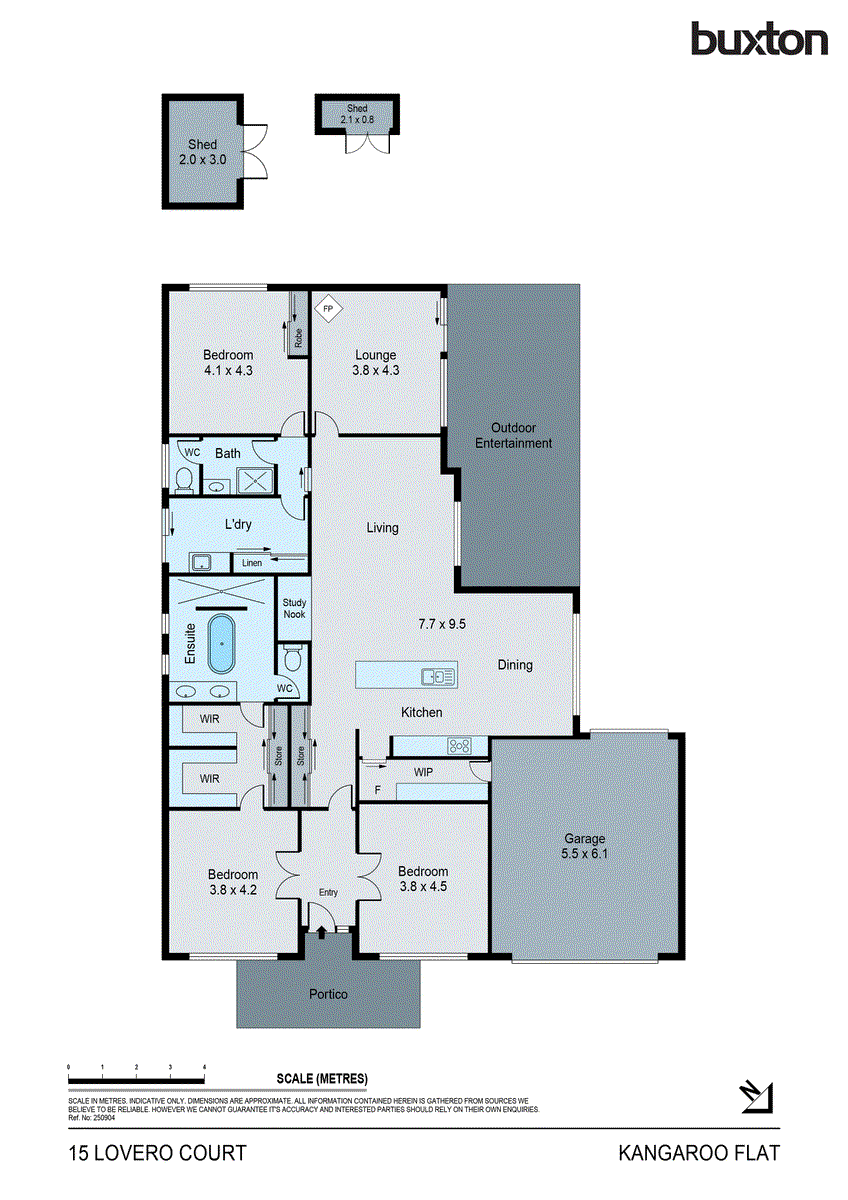 15 Lovero Court, Kangaroo Flat VIC 3555 - Floorplan