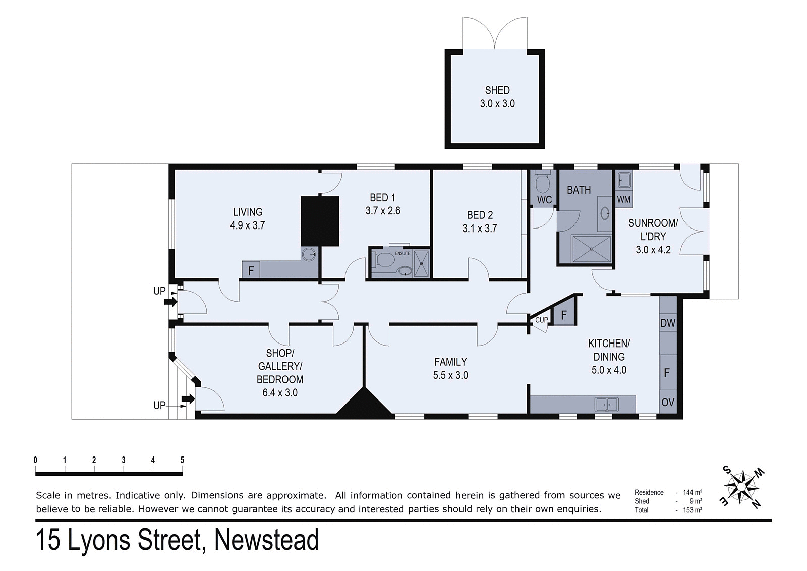 15 Lyons Street, Newstead
- Floorplan 1