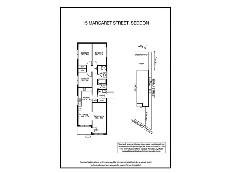 15 Margaret Street, SEDDON VIC 3011 - Floorplan