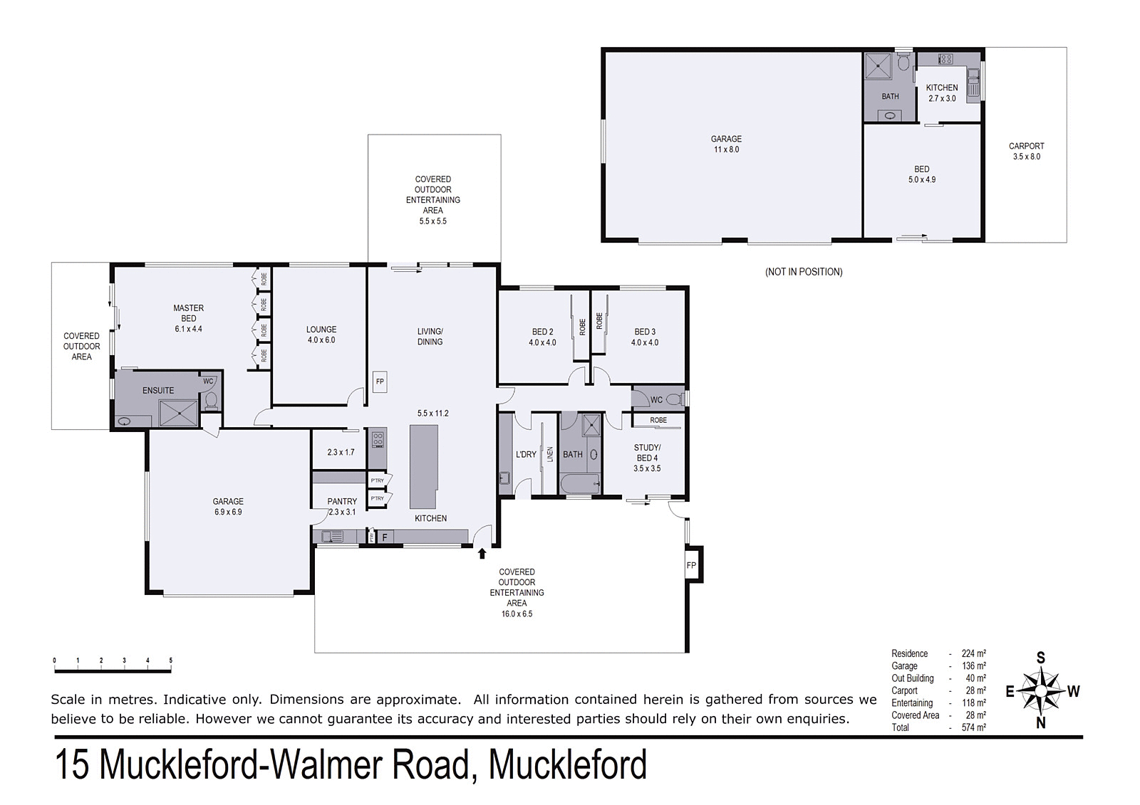 15 Muckleford Walmer Road, Muckleford South
- Floorplan 1