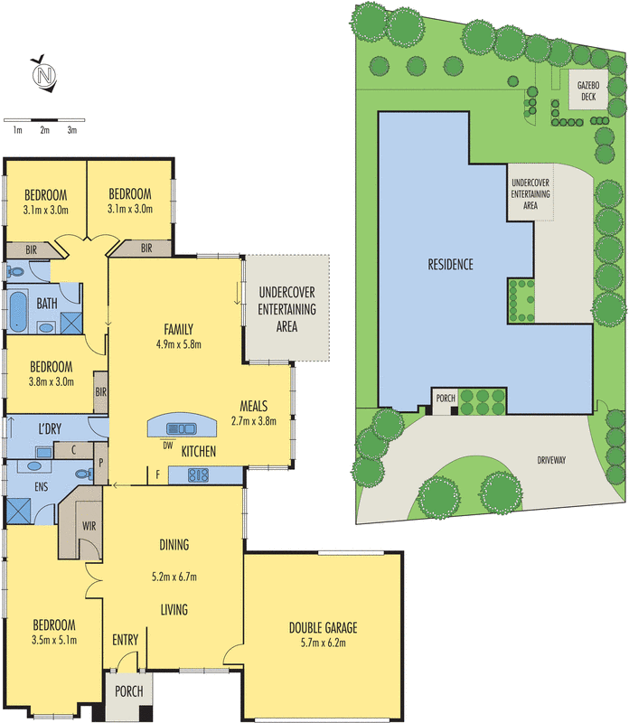 15 Muscat Place, Waurn Ponds VIC 3216 - Floorplan