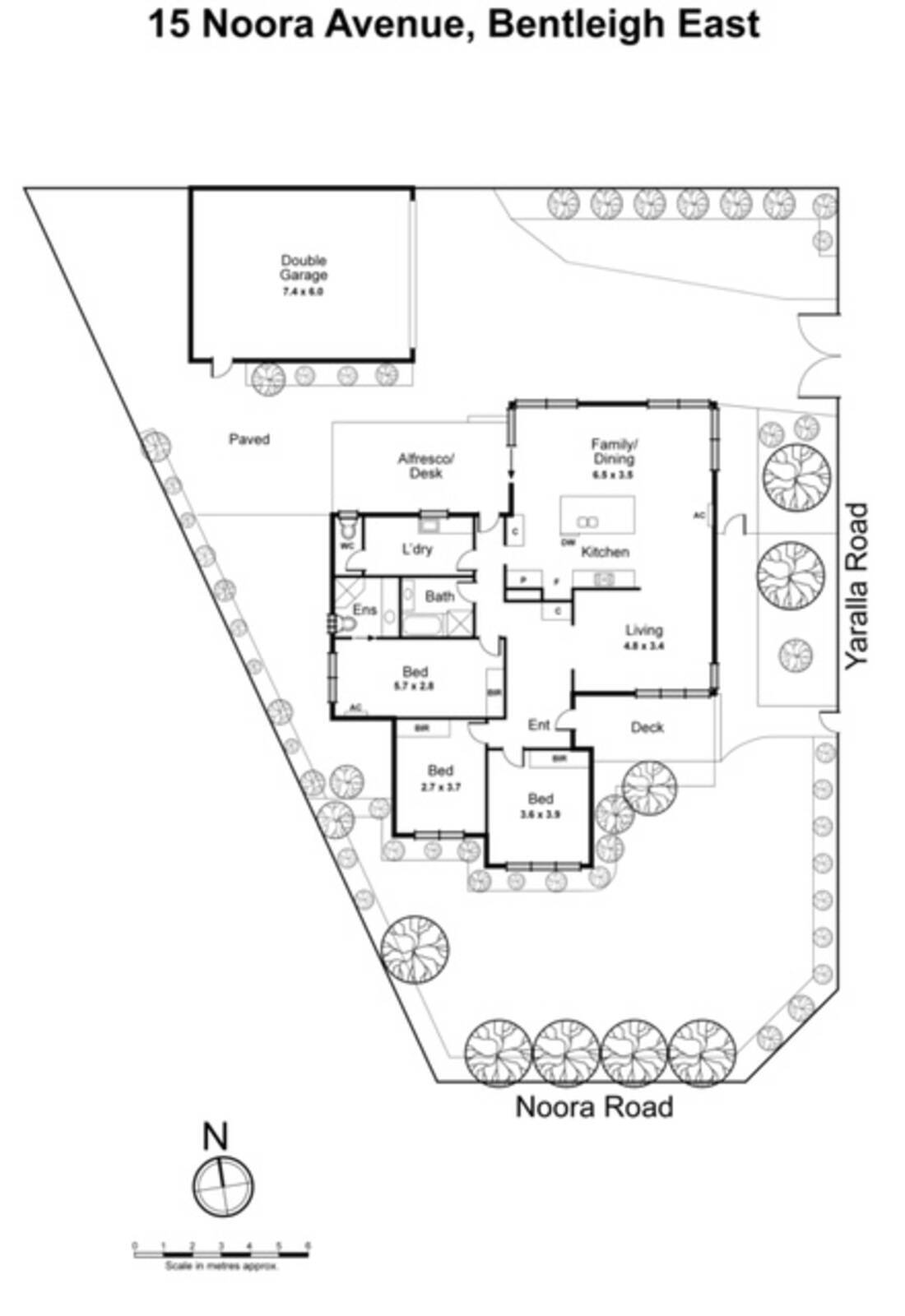 15 Noora Avenue, Bentleigh East VIC 3165 - Floorplan