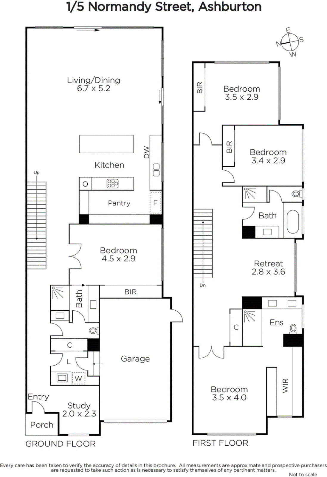 1/5 Normandy Street, Ashburton VIC 3147 - Floorplan