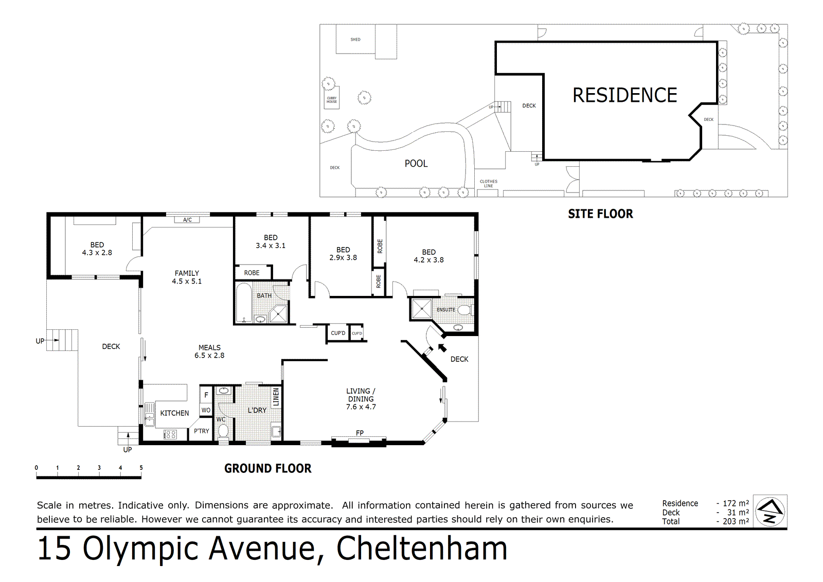 15 Olympic Avenue, Cheltenham VIC 3192 - Floorplan