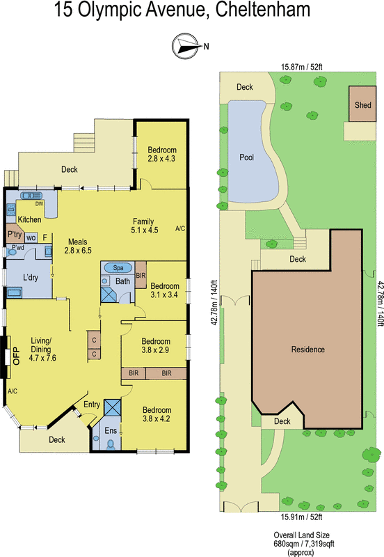 15 Olympic Avenue, Cheltenham VIC 3192 - Floorplan