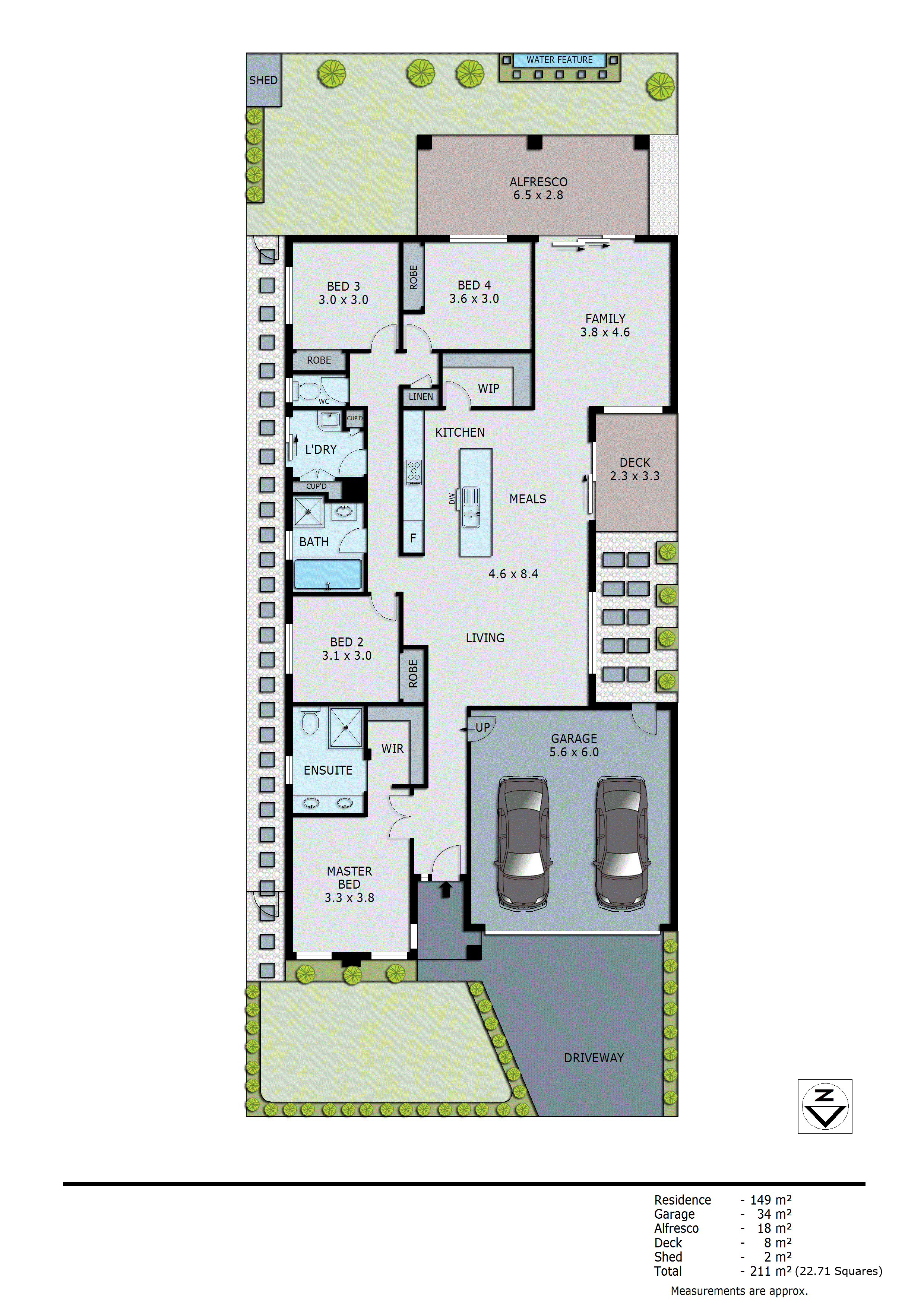 15 Petunia Drive, Keysborough VIC 3173 - Floorplan