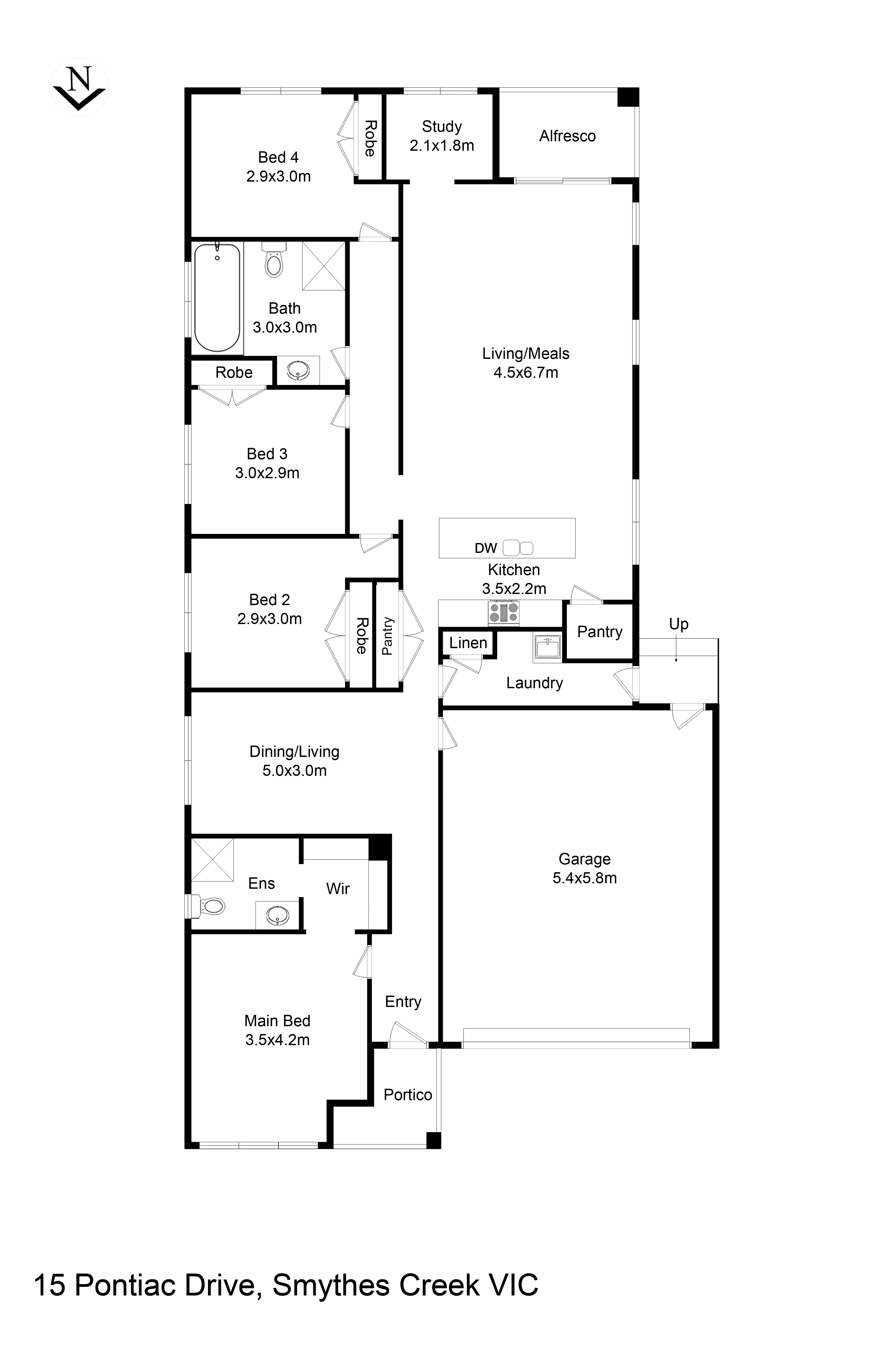 15 Pontiac Drive, Smythes Creek VIC 3351 - Floorplan