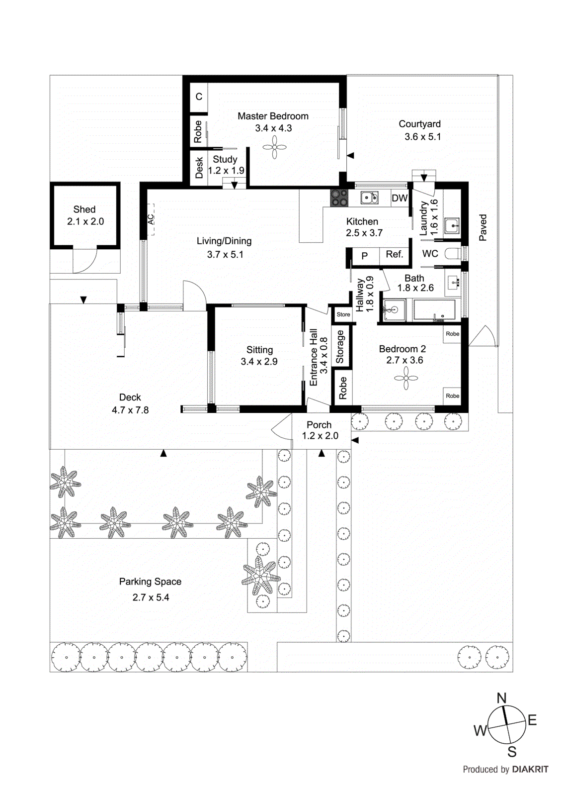 1/5 Reno Road, Sandringham VIC 3191 - Floorplan