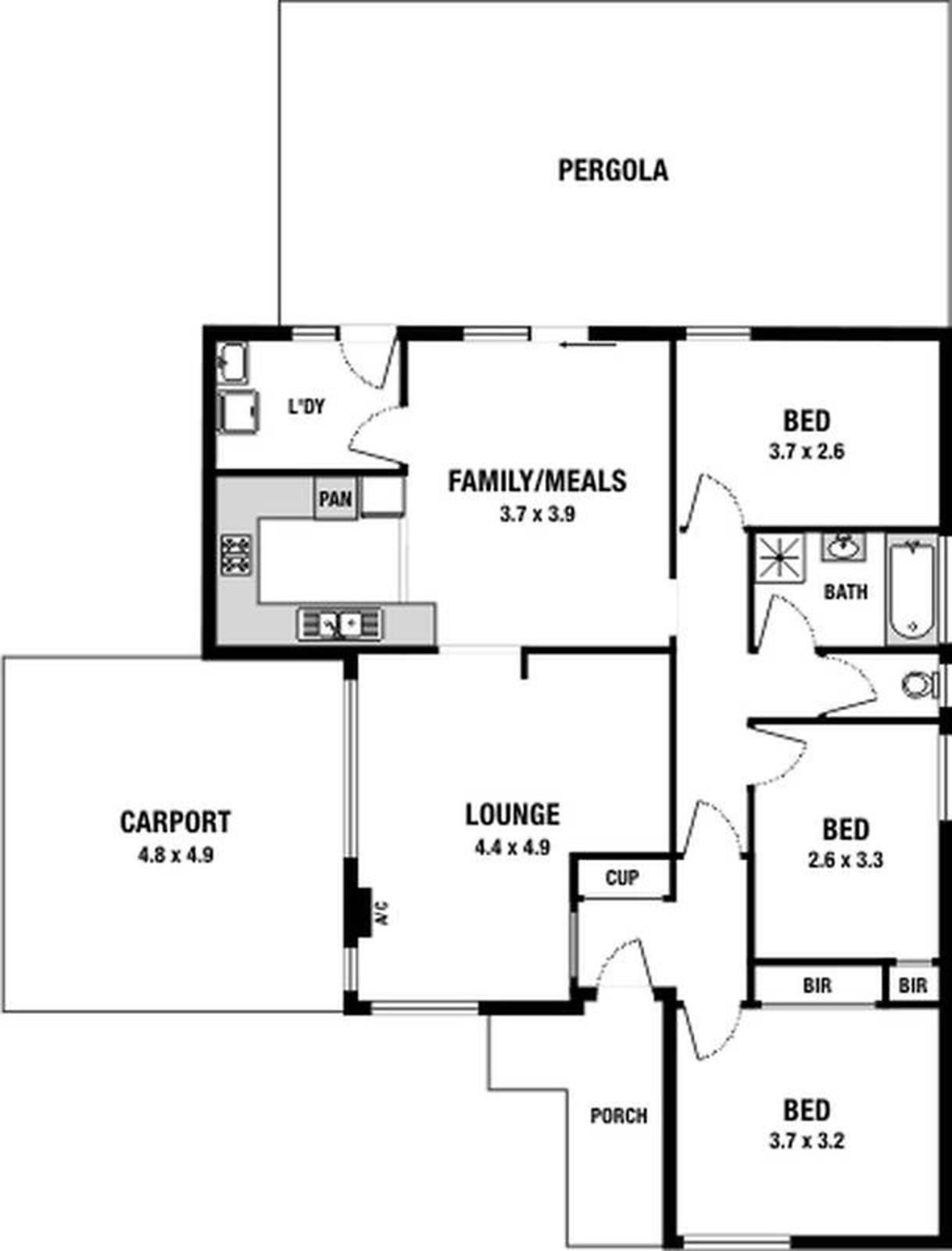 15 Rosewall Place, Clarinda VIC 3169 - Floorplan