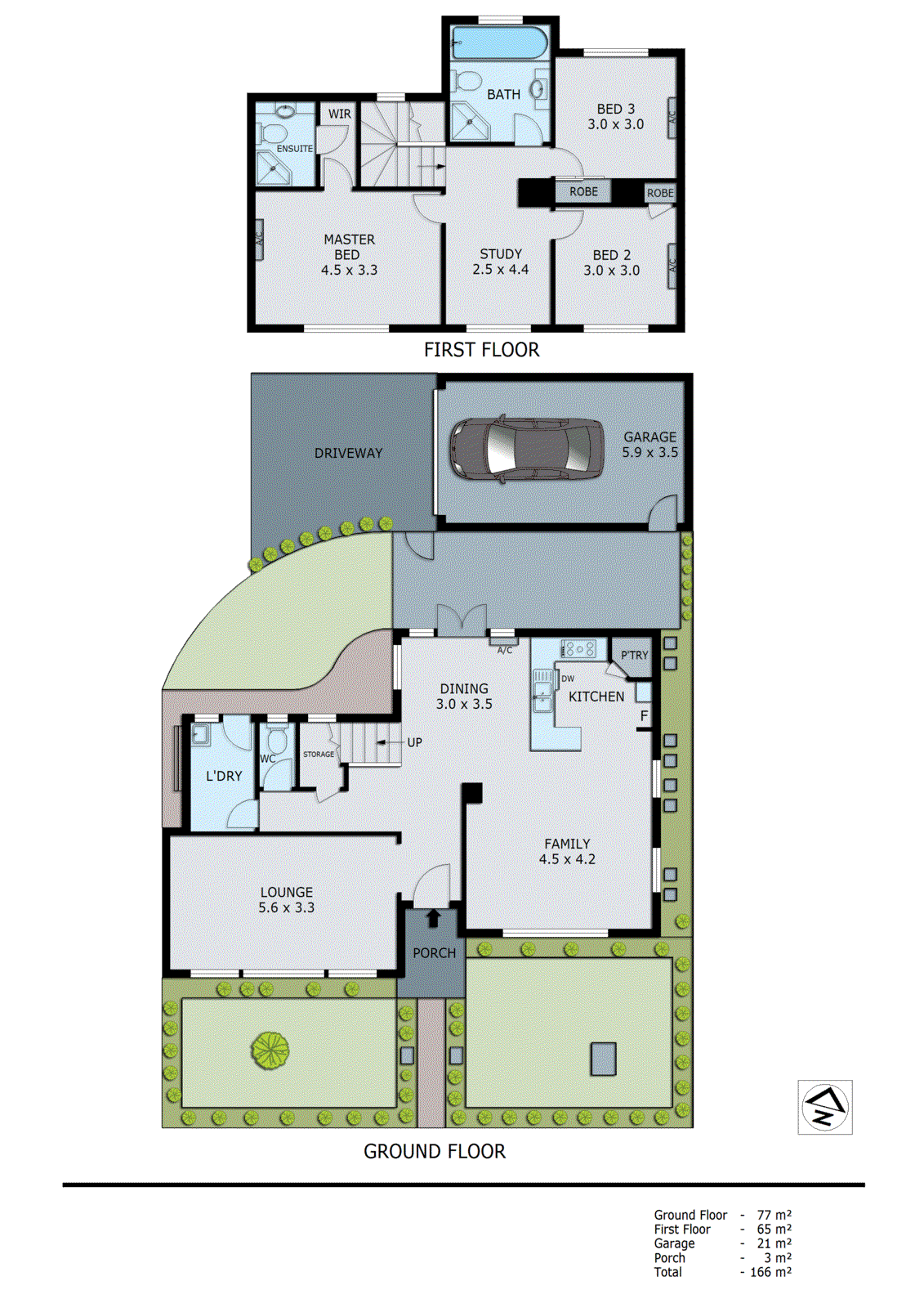 1/5 Rosie Court, Aspendale Gardens VIC 3195 - Floorplan